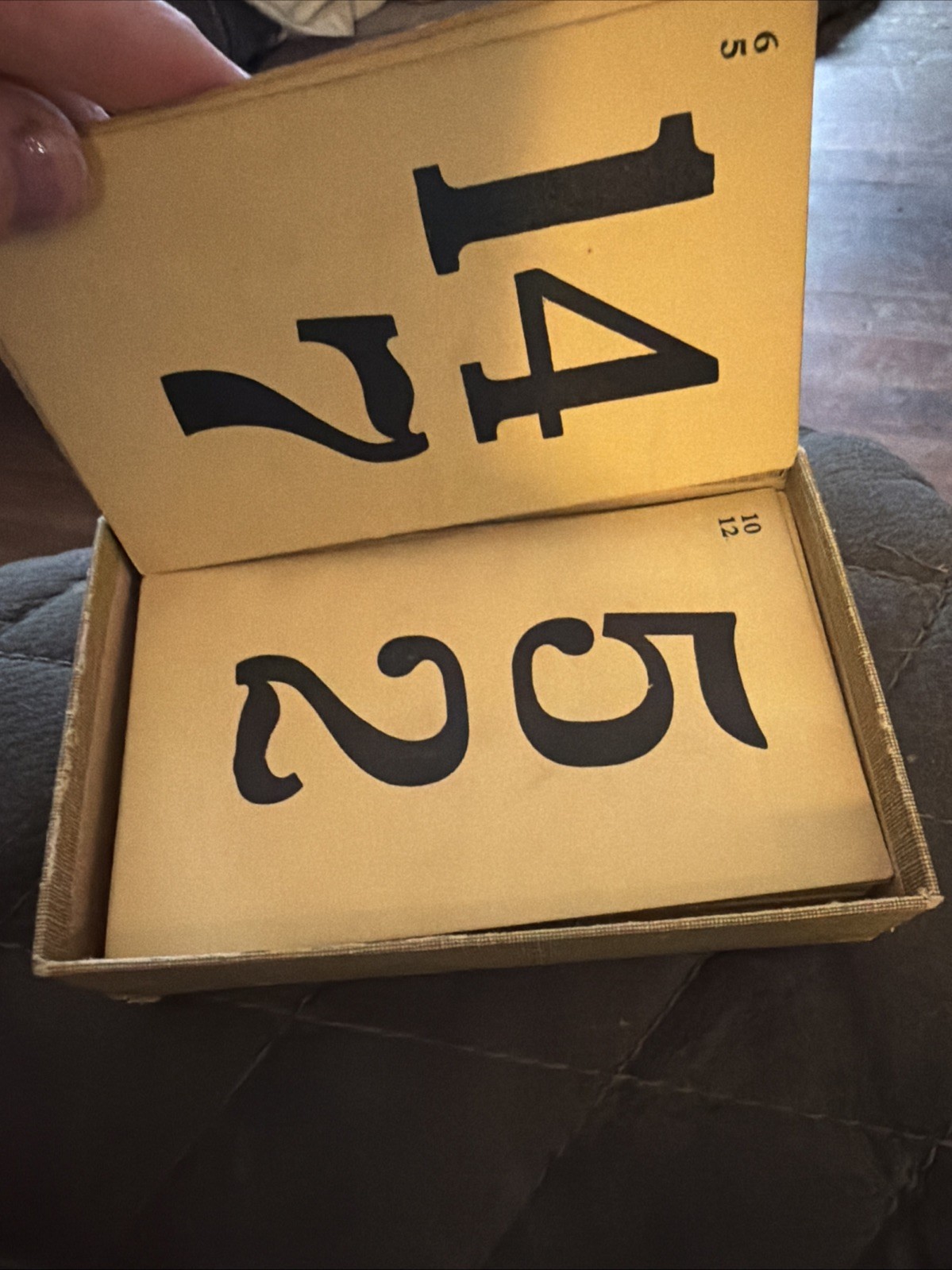 Kibbe Number Drill Cards from Ideal School Supply Co., 1920’s