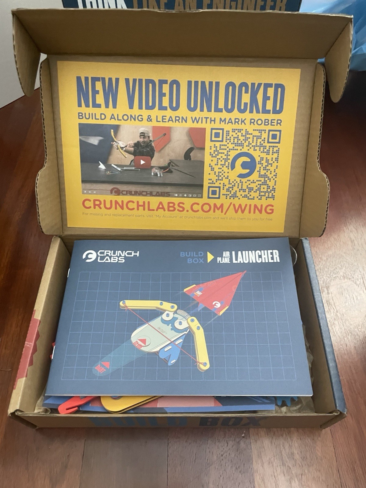 Pre-built – CrunchLabs Airplane Launcher Box 11 – READ DESCRIPTION
