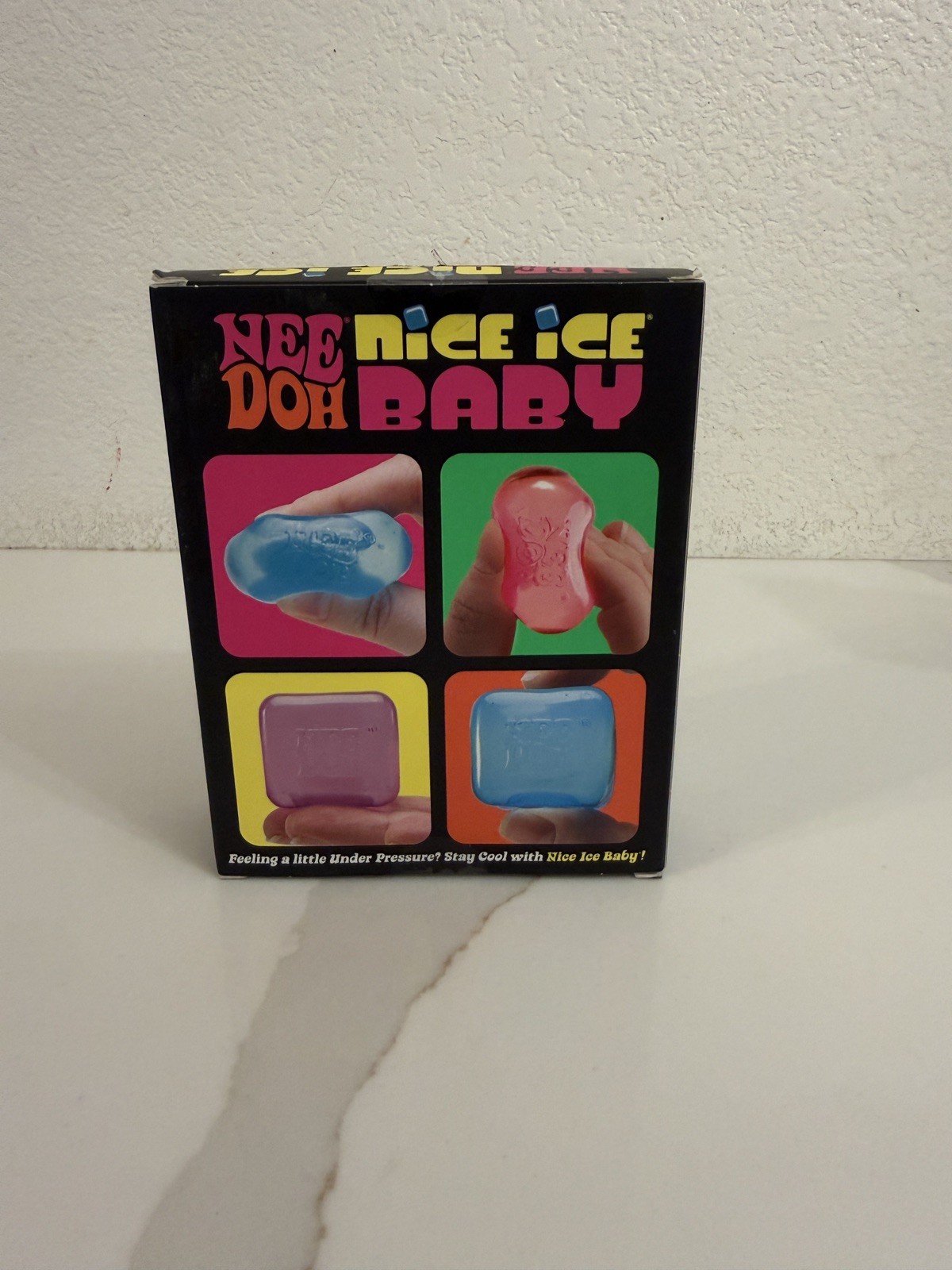 NeeDoh Nice Ice Baby 4 pack Nee Doh Mini Nice Cubes Pink Blue Purple Set of Four