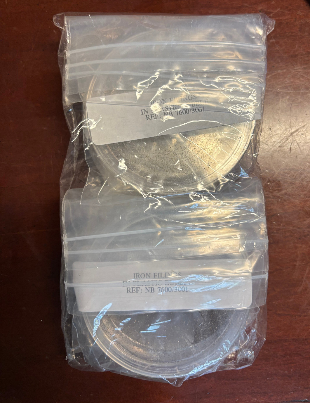 Environments Encased Iron Filings in Plastic Bubble Set of 6 – New in Package