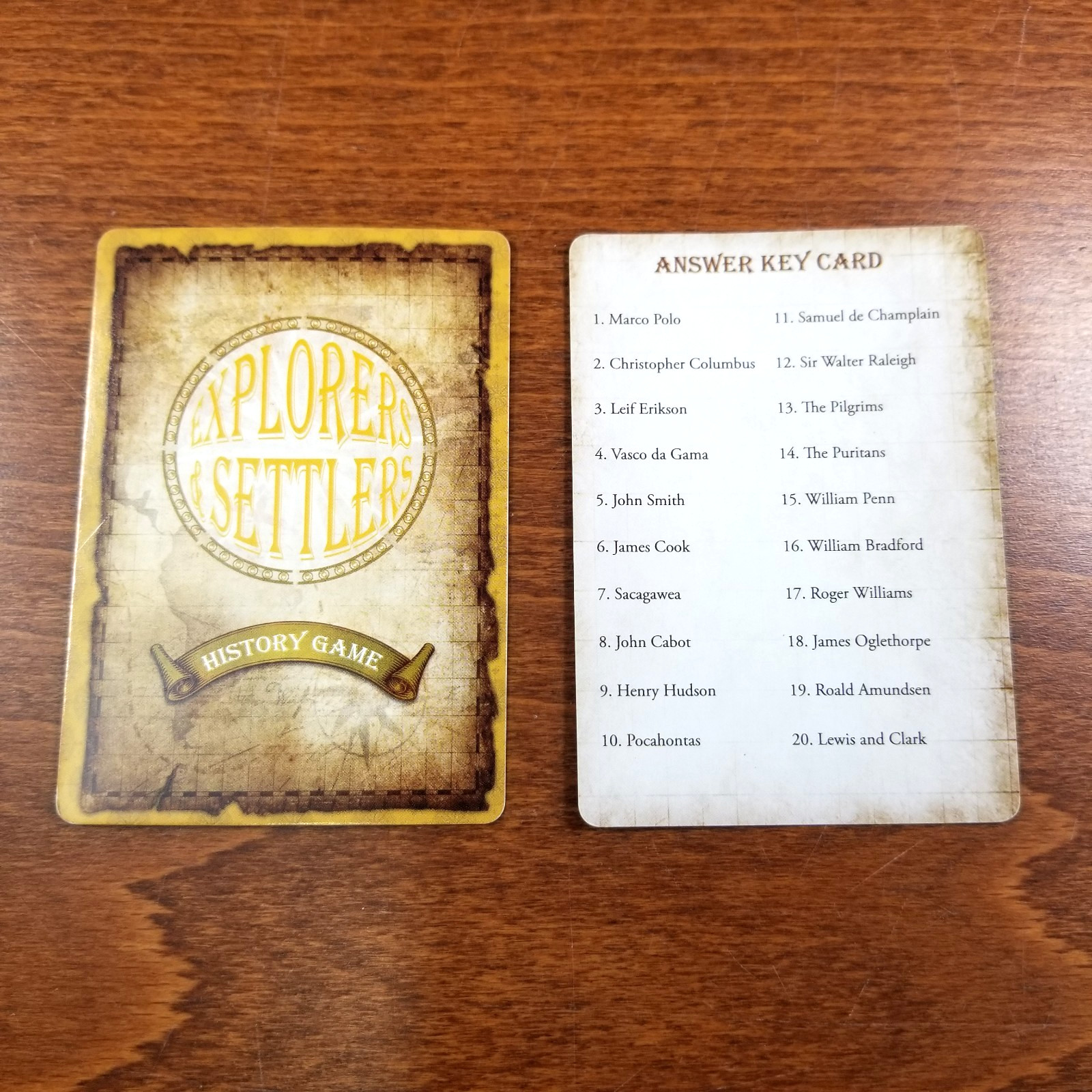 The Good and the Beautiful Explorers & Settlers History Card Game 100% Complete
