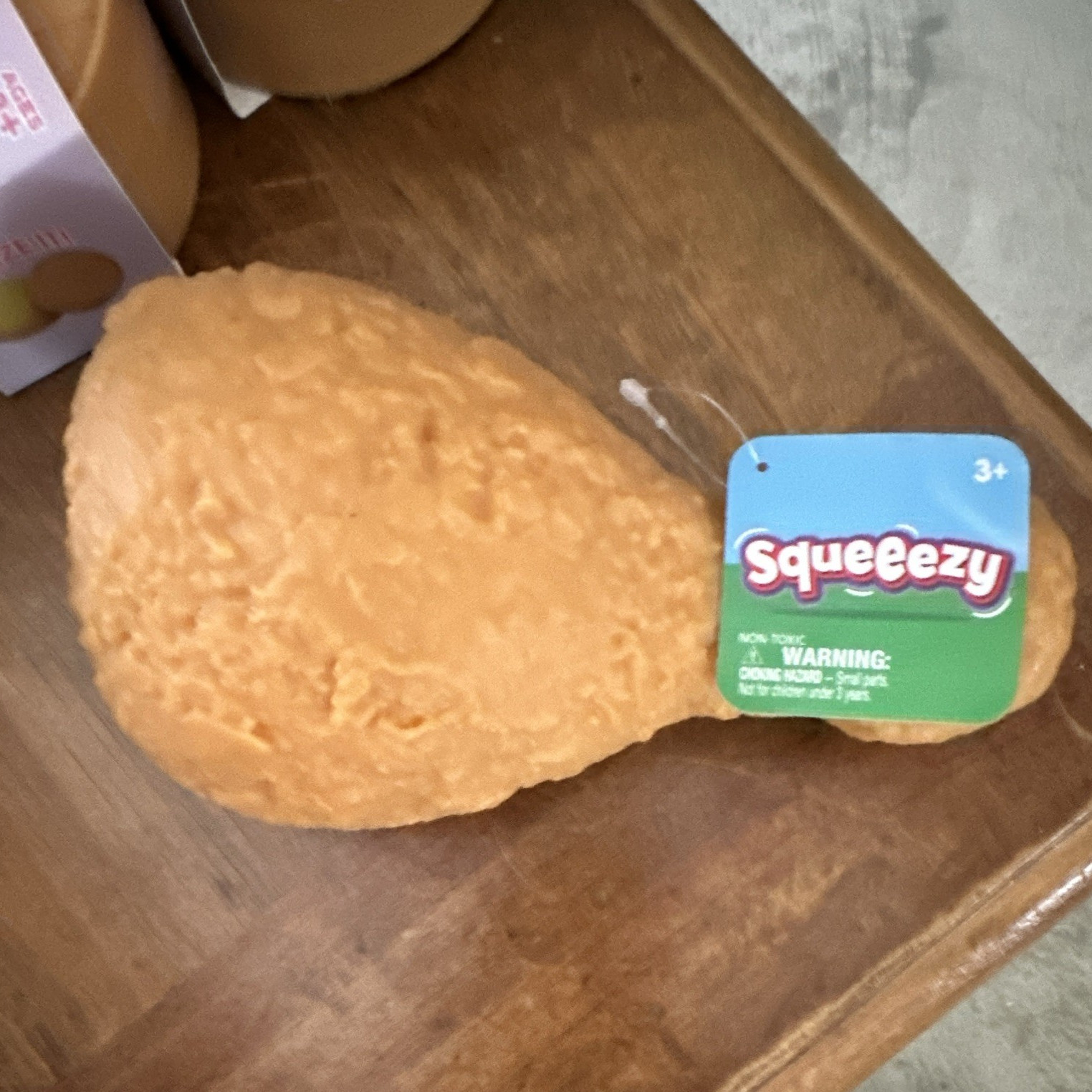 Squeezy Tactile Squeeze Squish Toy, chicken, leg Ages 3+, 3-4Y to 17+ Years
