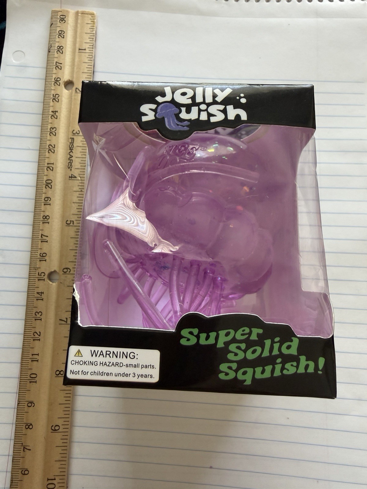 Authentic Needoh Extra Large Pink Jelly Squish Stress Reliever Toy New!