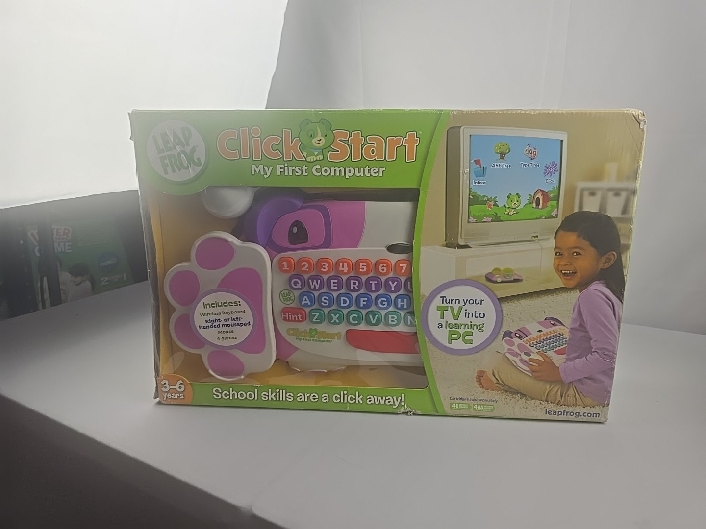 LeapFrog ClickStart My First Computer Wireless Keyboard is an educational Rare