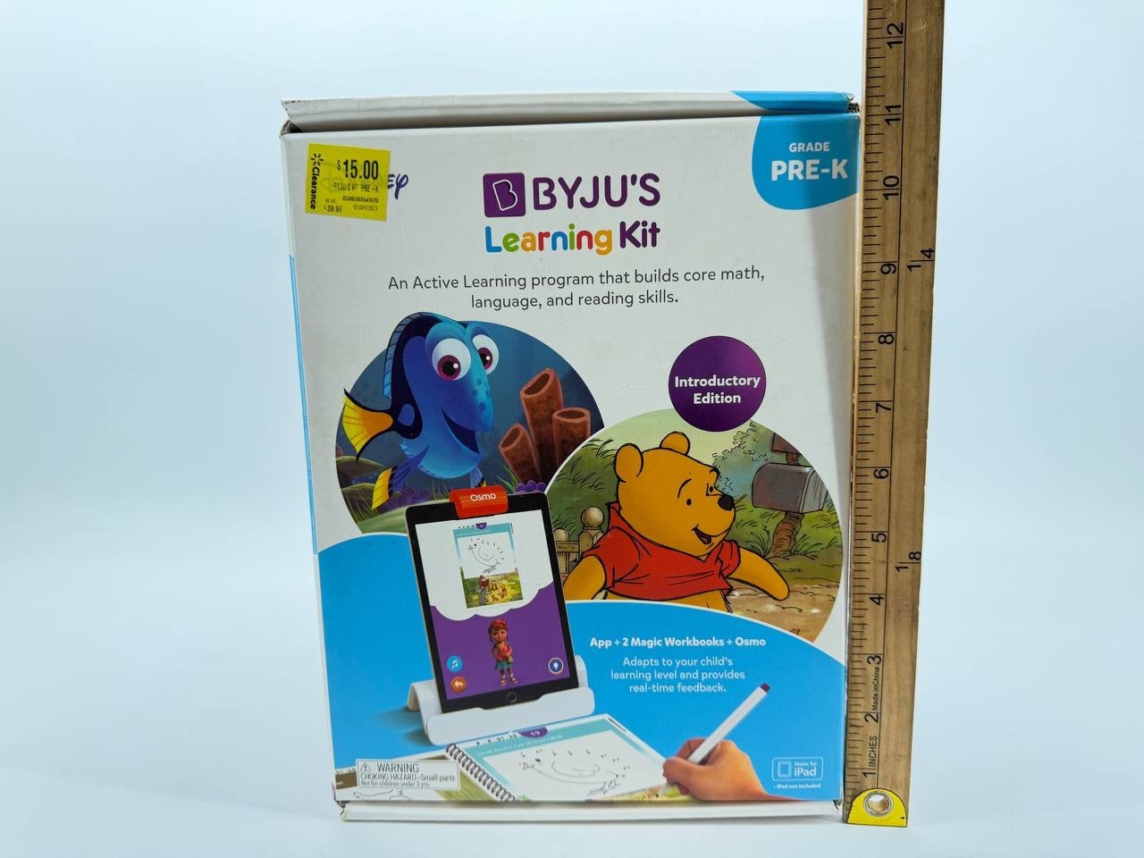 BYJU’S Disney Learning Kit Pre-K Osmo Educational Set New 2lb
