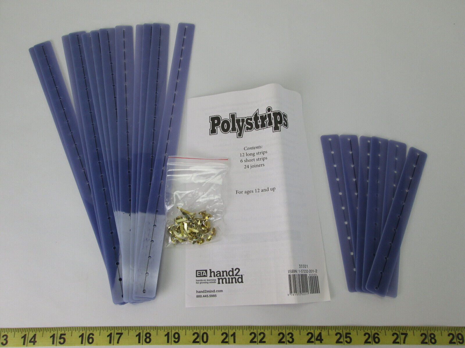 Lot of 2 New NOS ETA Hand2Mind Polystrips Math Geometry Hands On Learning Sets