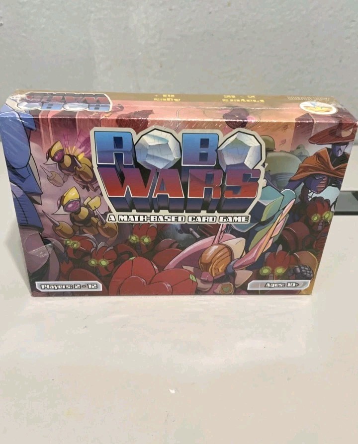 Autum Robo Wars: A Math-Based Card Game Educational Strategy 2-12 Players Sealed