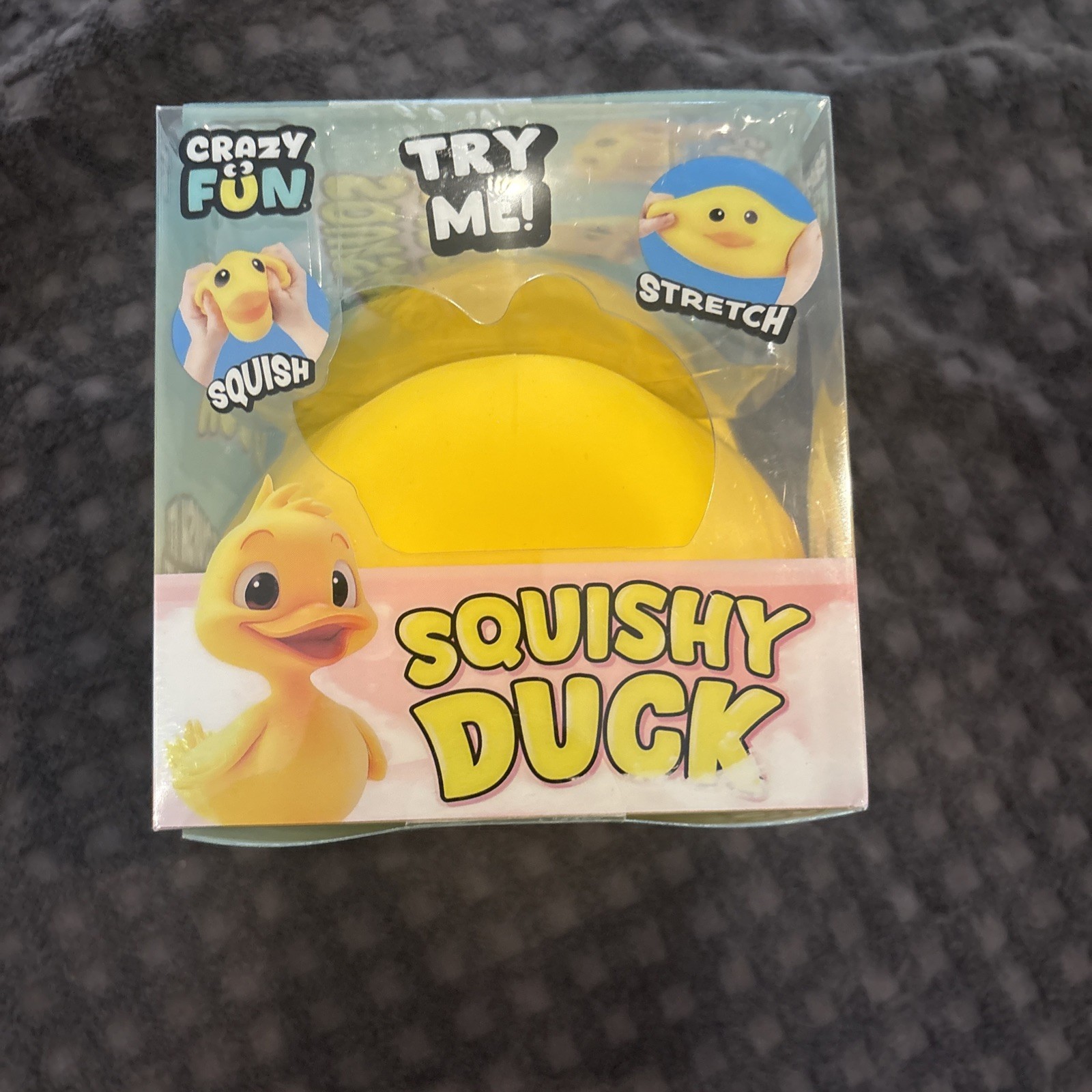 Crazy Fun Squishy Duck Stretch Squeeze Toy Yellow Orange 2026 Brand New