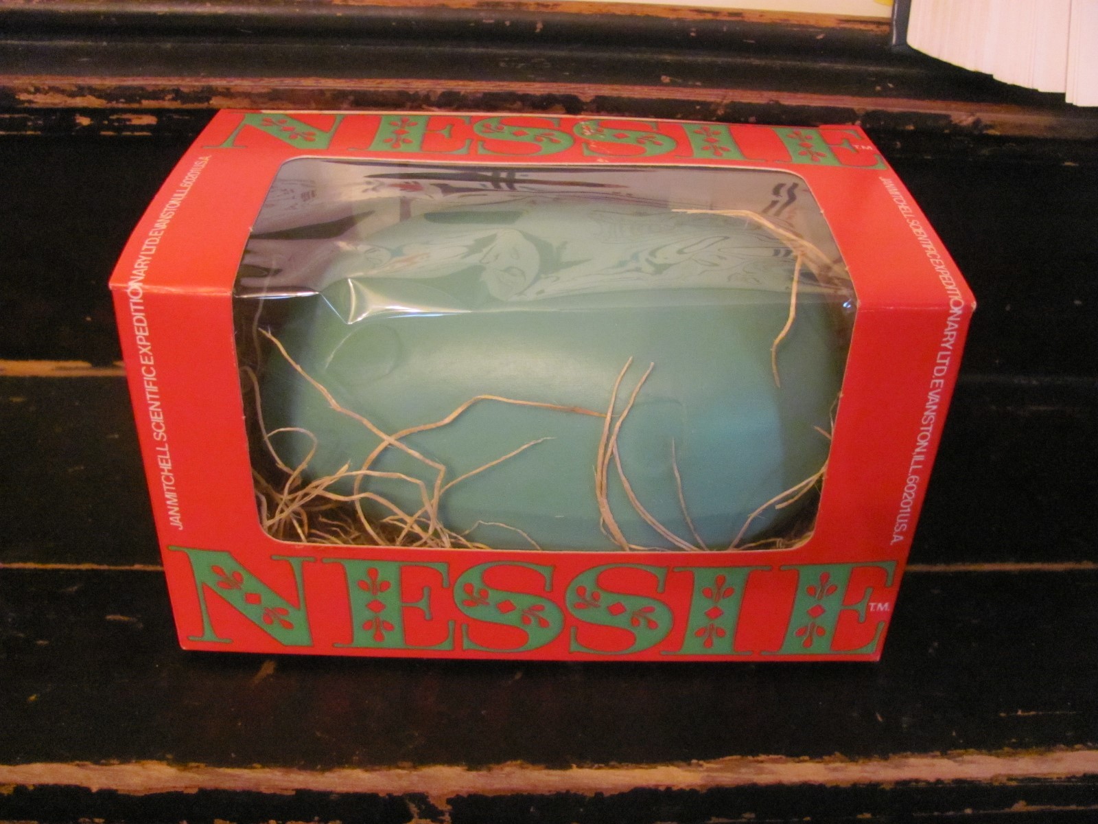 Nessie Egg Jan Mitchell Scientific Expeditionary LTD in box
