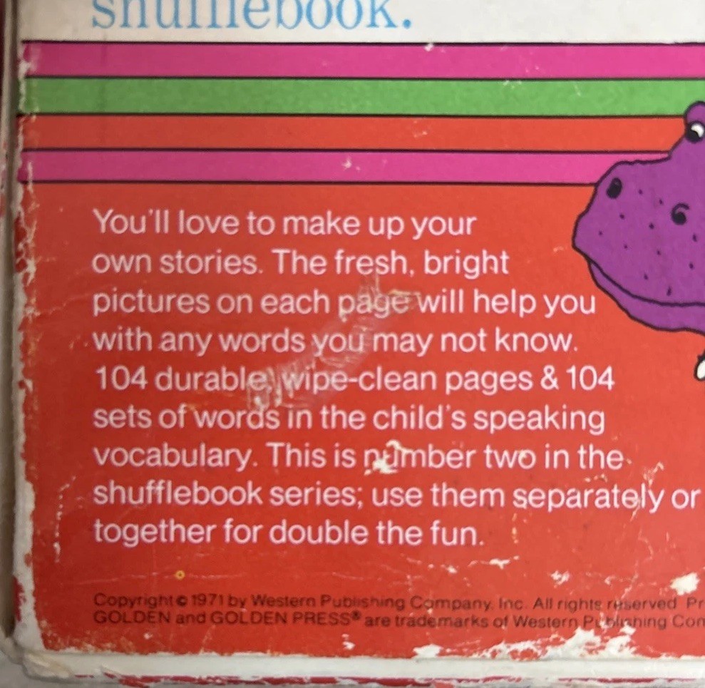 An Animal Shufflebook Cards By Richard Hefter Martin Stephen Moskof 1971