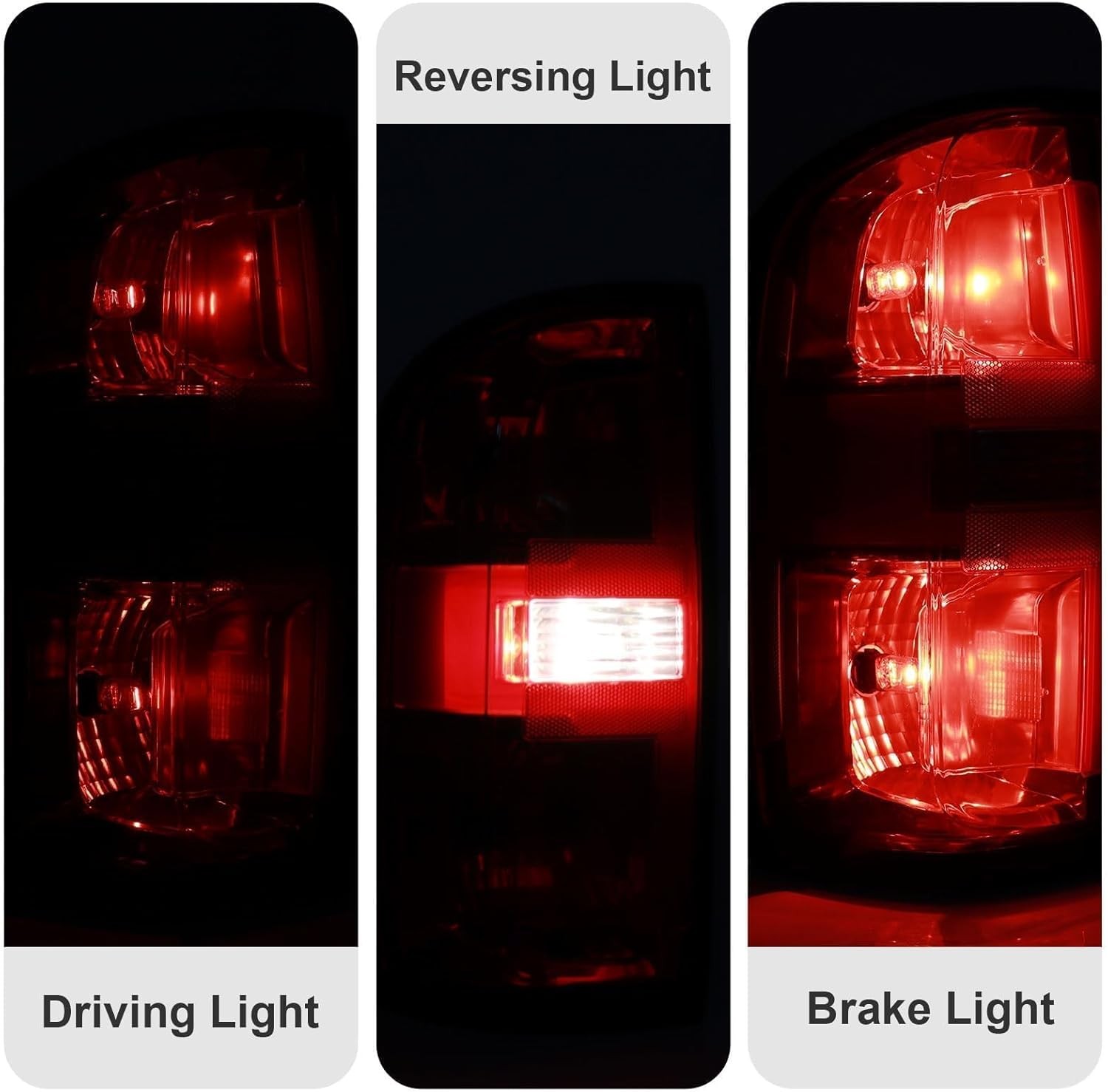 Compatible with 2015-2022 Chevrolet Chevy Colorado Rear Tail Light Assembly with
