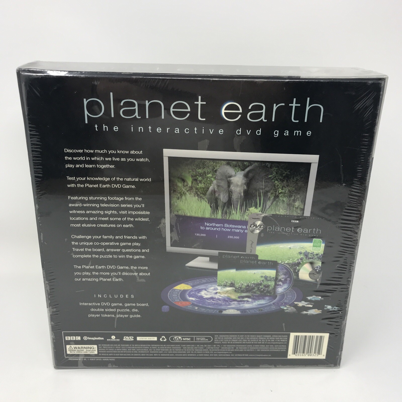 BBC Planet Earth Interactive DVD Game by Imagination 2007 Complete and Sealed