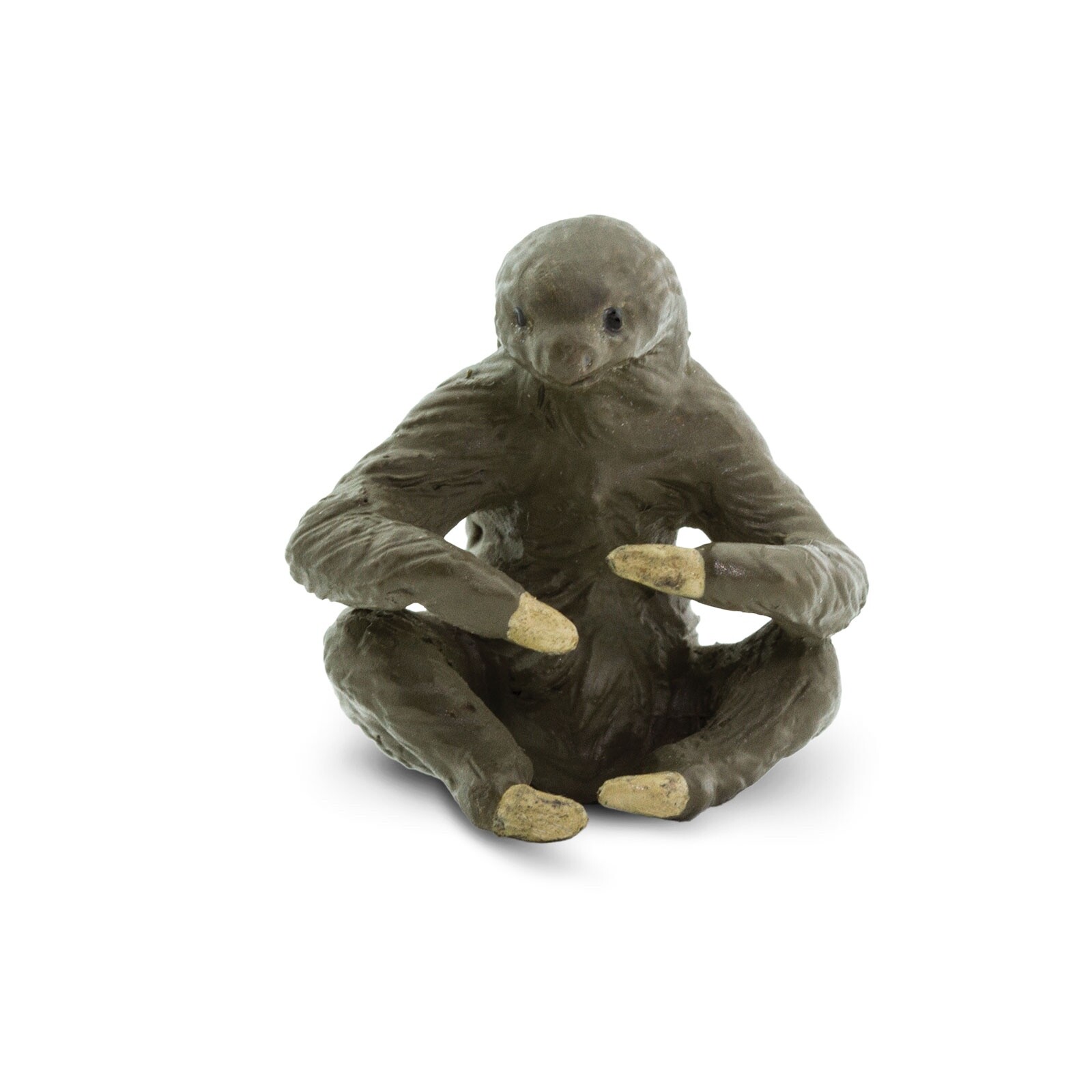 SAFARI LTD TWO TOED SLOTHS SET OF 25 GOOD LUCK MINIS! #100315! TINY 1″ LONG