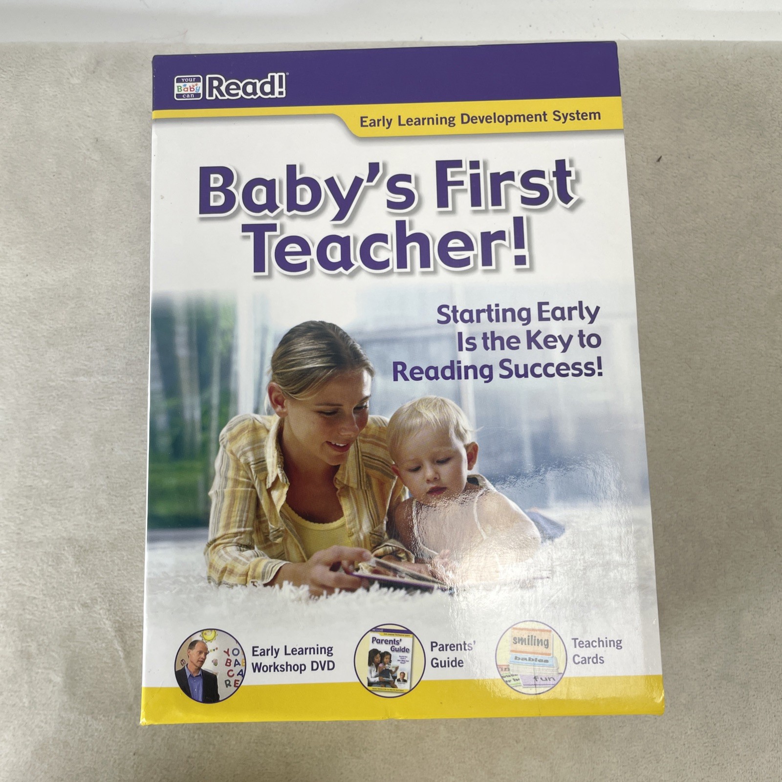 Baby’s First Teacher Early Learning Development System 5 Volumes 1 DVD & Cards