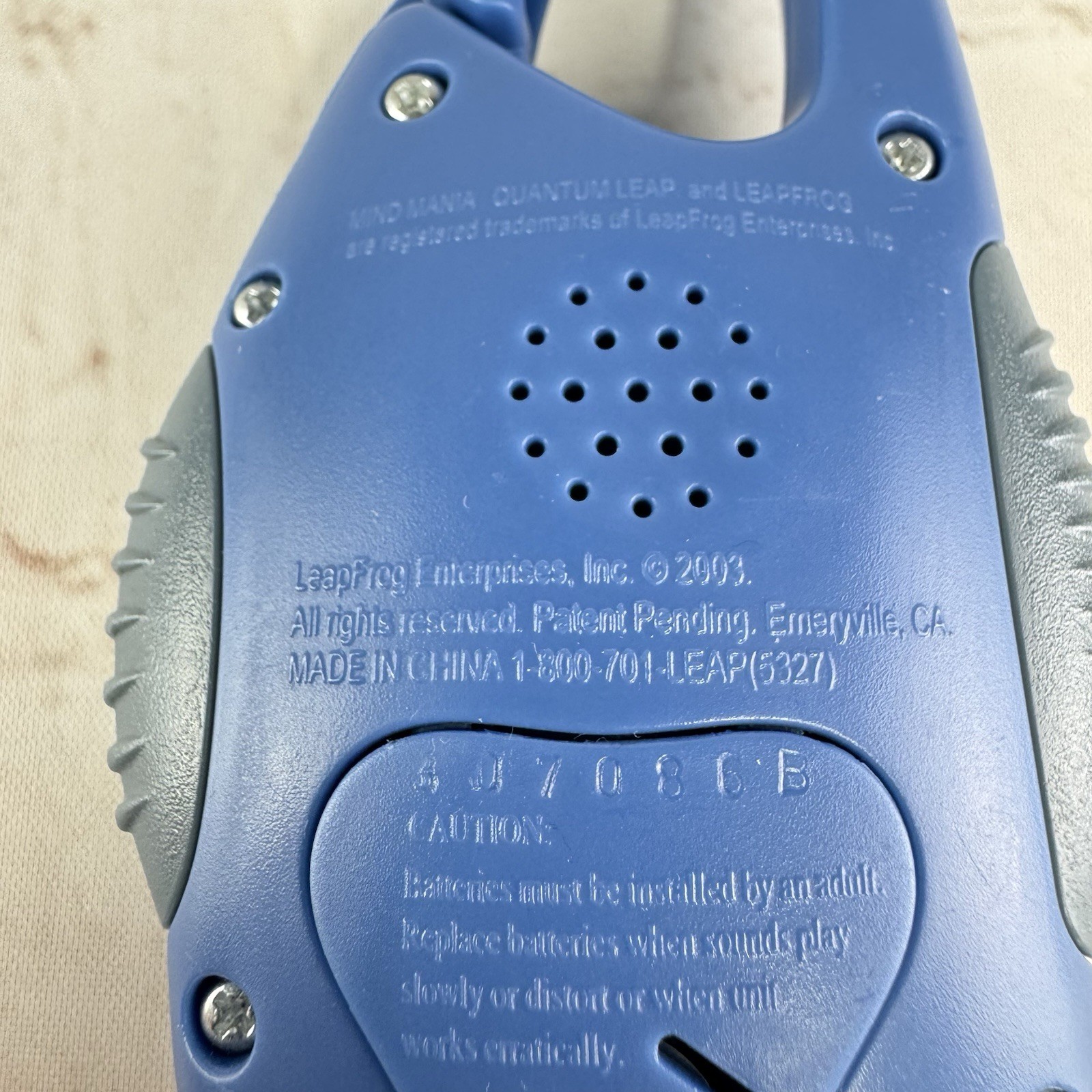 2003 Leapfrog Mind Mania Math Clip Learning Brain Activity Quantum – Works Great