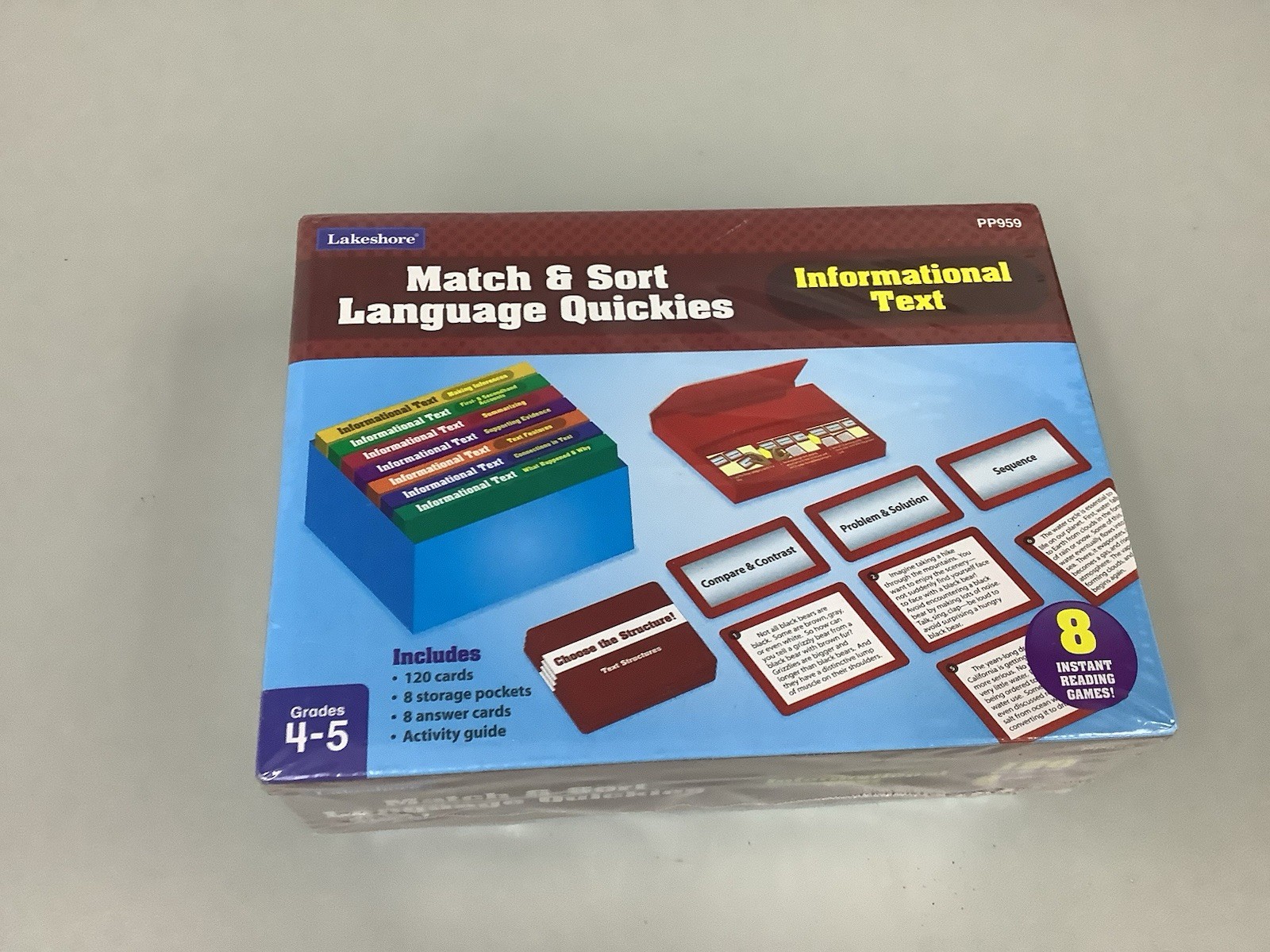 Lakeshore Match & Sort Language Quickies Grades 4-5