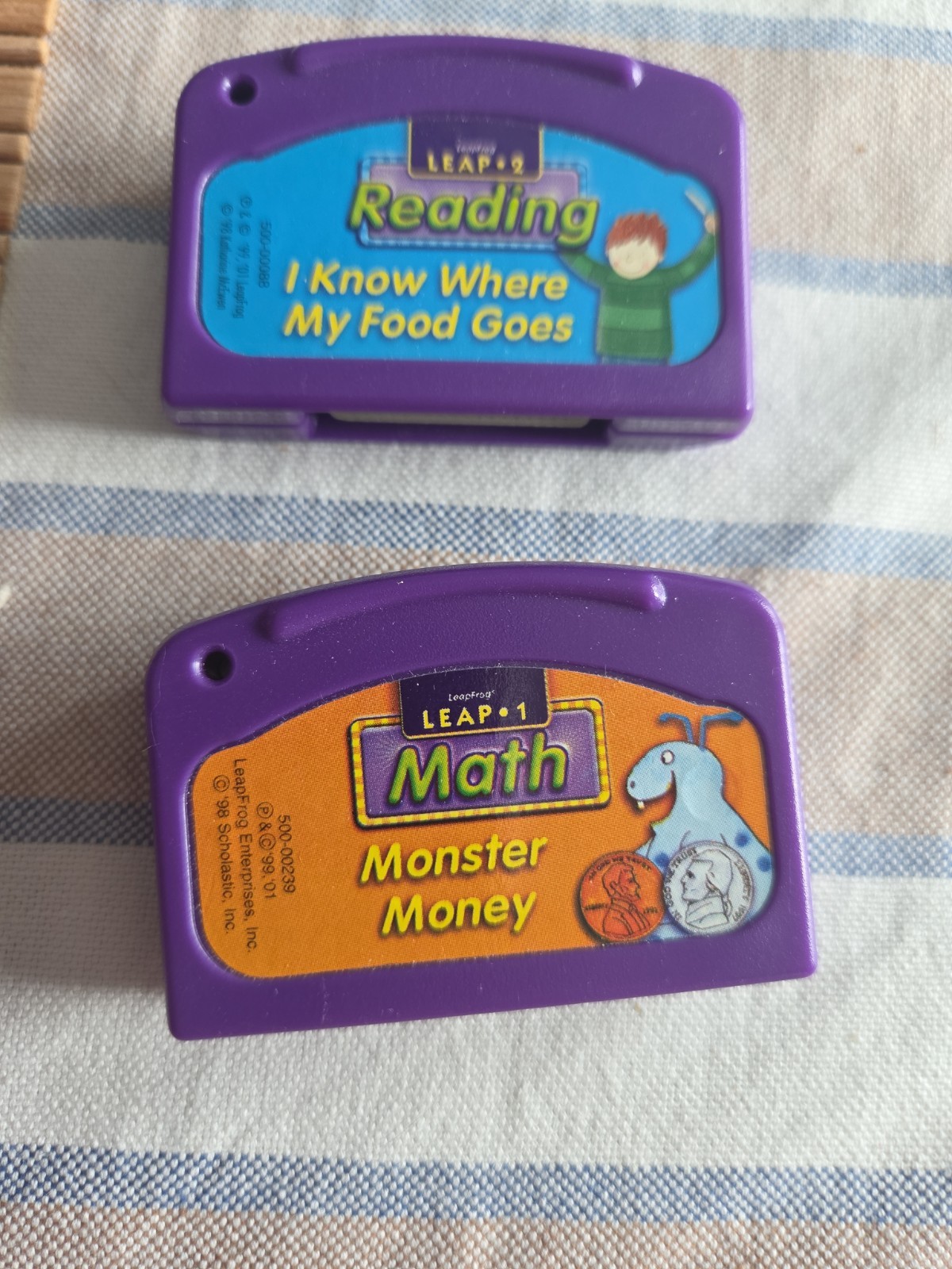 LeapFrog LeapPad Game Cartridges Lot of 24-Lion King, Monsters Inc, Scooby Doo