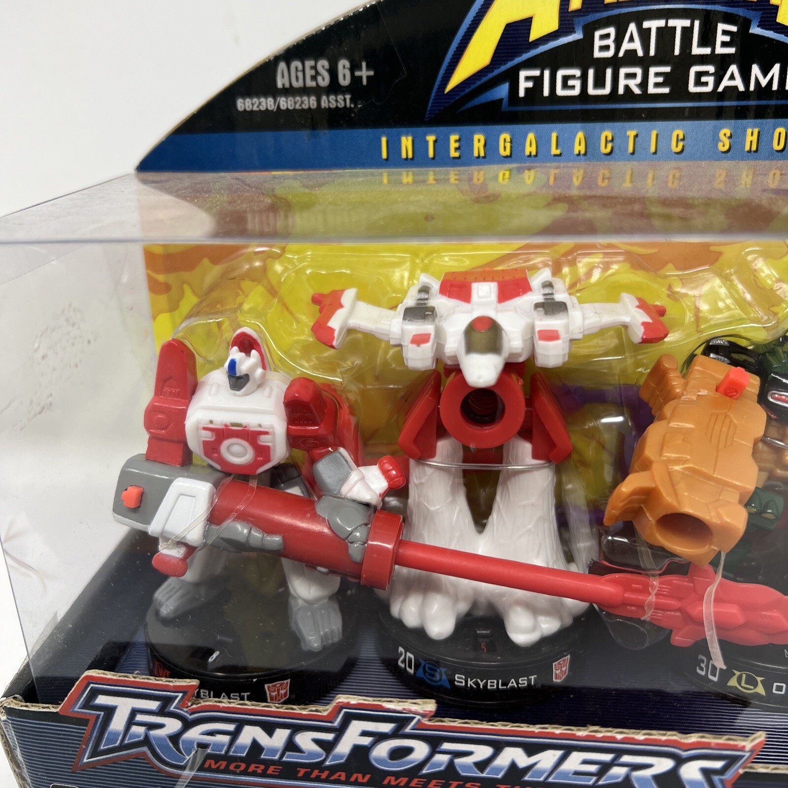 Transformers Attacktix Battle Game w/ Skyblast Overhaul Dirtboss Figures New