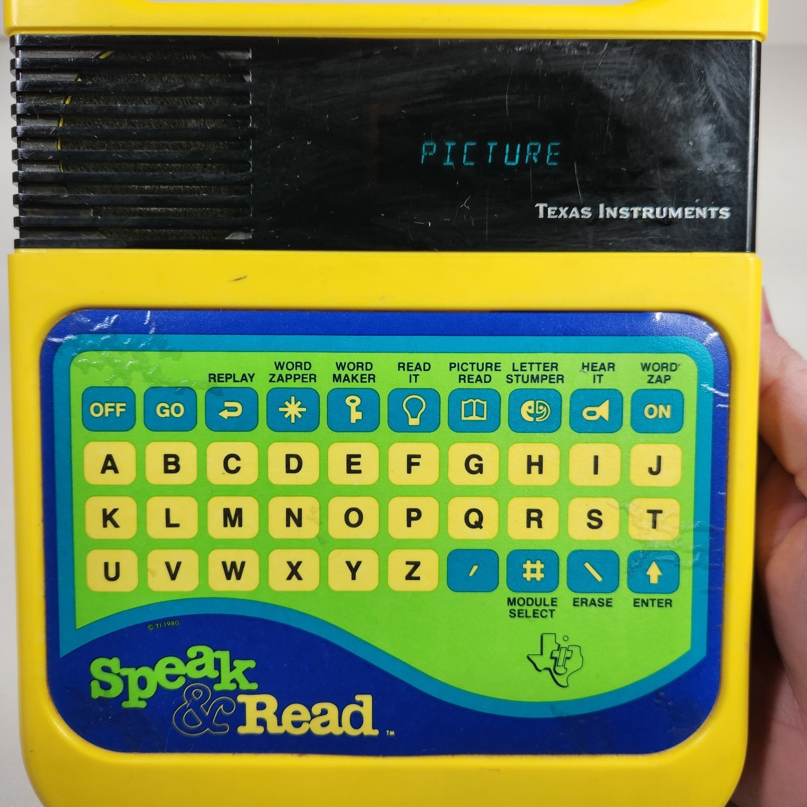 Vintage Texas Instruments Speak & Read Electronic Learning Toy – 1980 USA Made