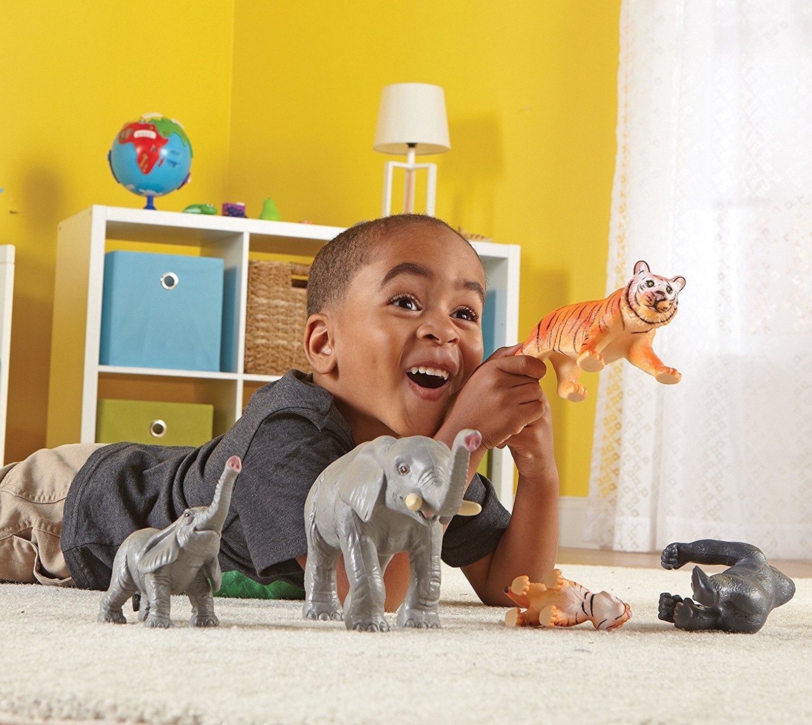 Learning Resources Jumbo Jungle Animals: Mommas and Babies, Momma and Baby El…
