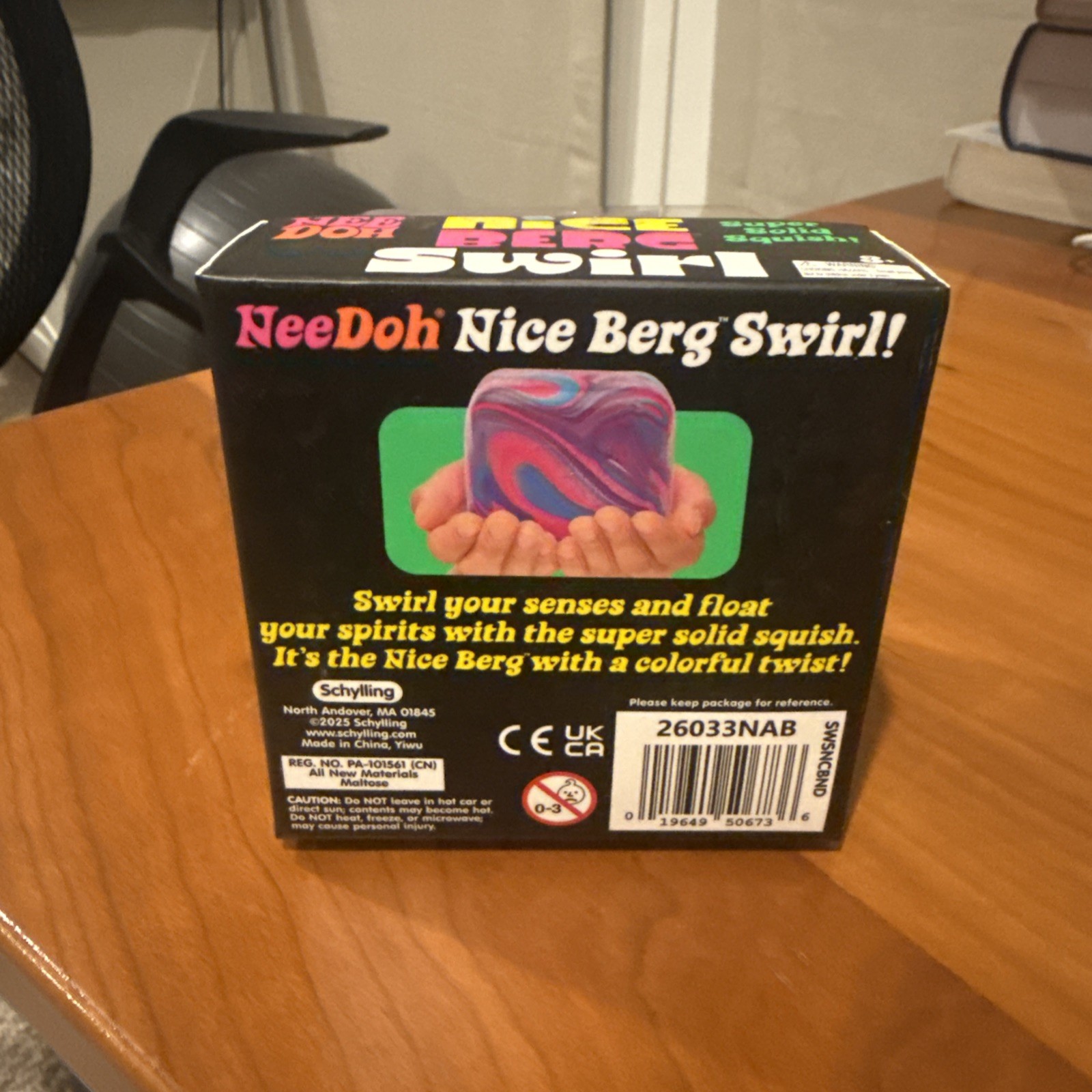 NeeDoh Nice Berg Swirl – BLUE PINK PURPLE SWIRL – NEW – AUTHENTIC