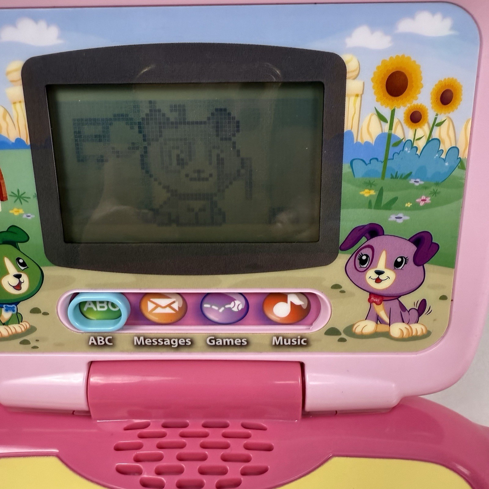 LeapFrog My Own Leaptop Laptop Computer Item #19167 Pink In Working Order!