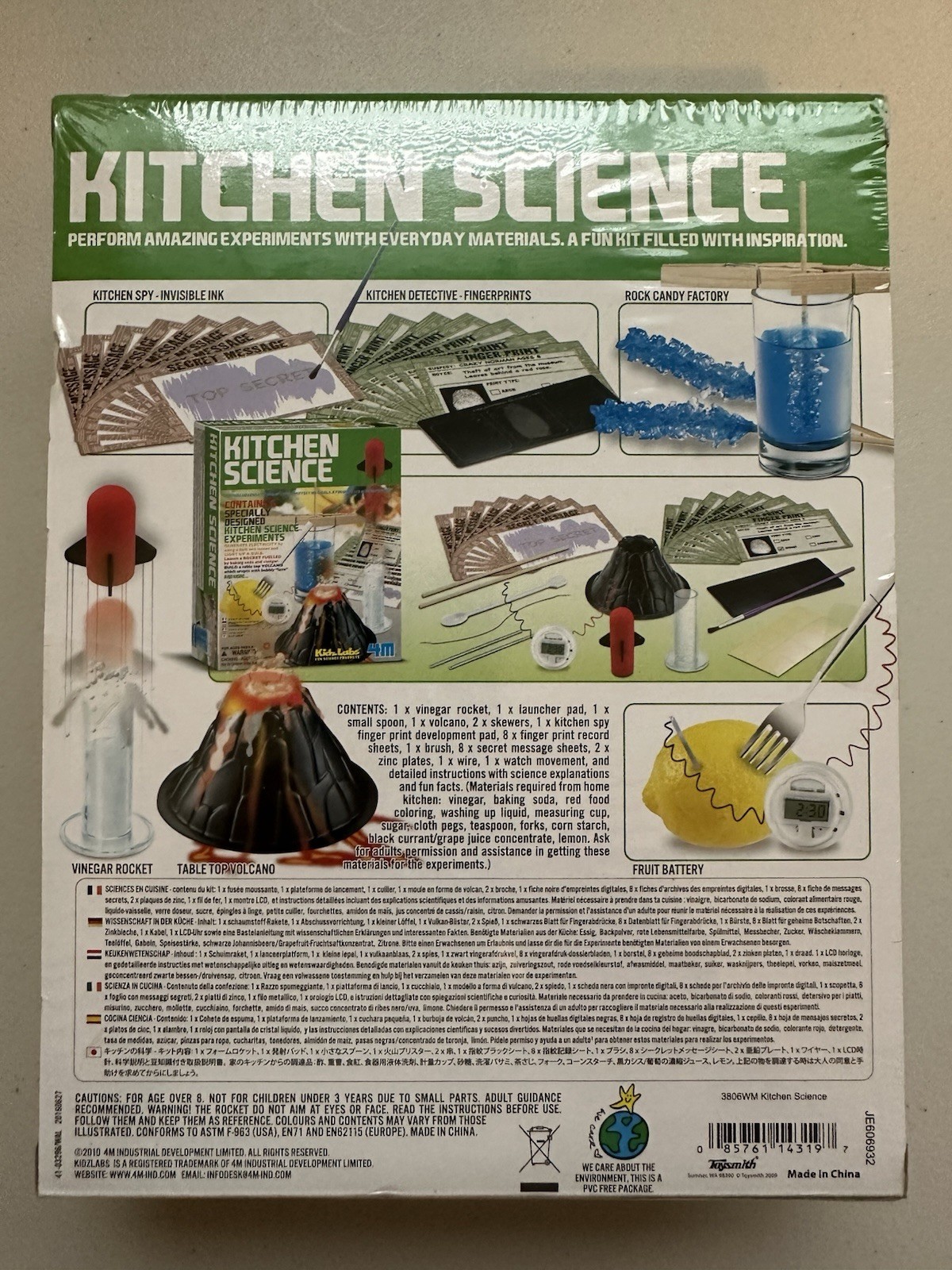Kitchen Science Experiment Kit For Ages 9+