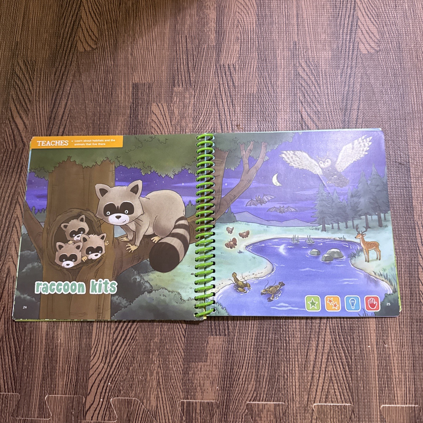 LeapFrog Leap Start Preschool book — THE WORLD OF BABY ANIMALS
