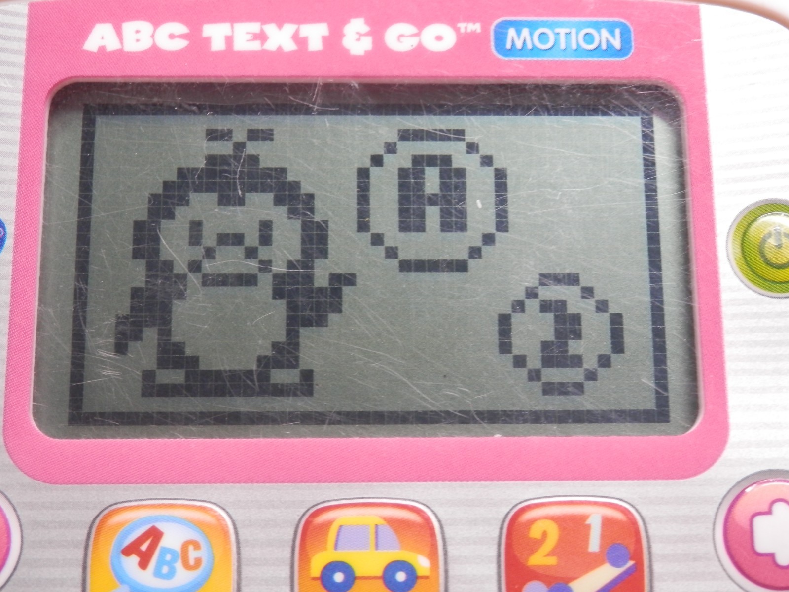 VTech ABC Text & Go Motion Phone Learning Educational Toy Handheld Game Pink