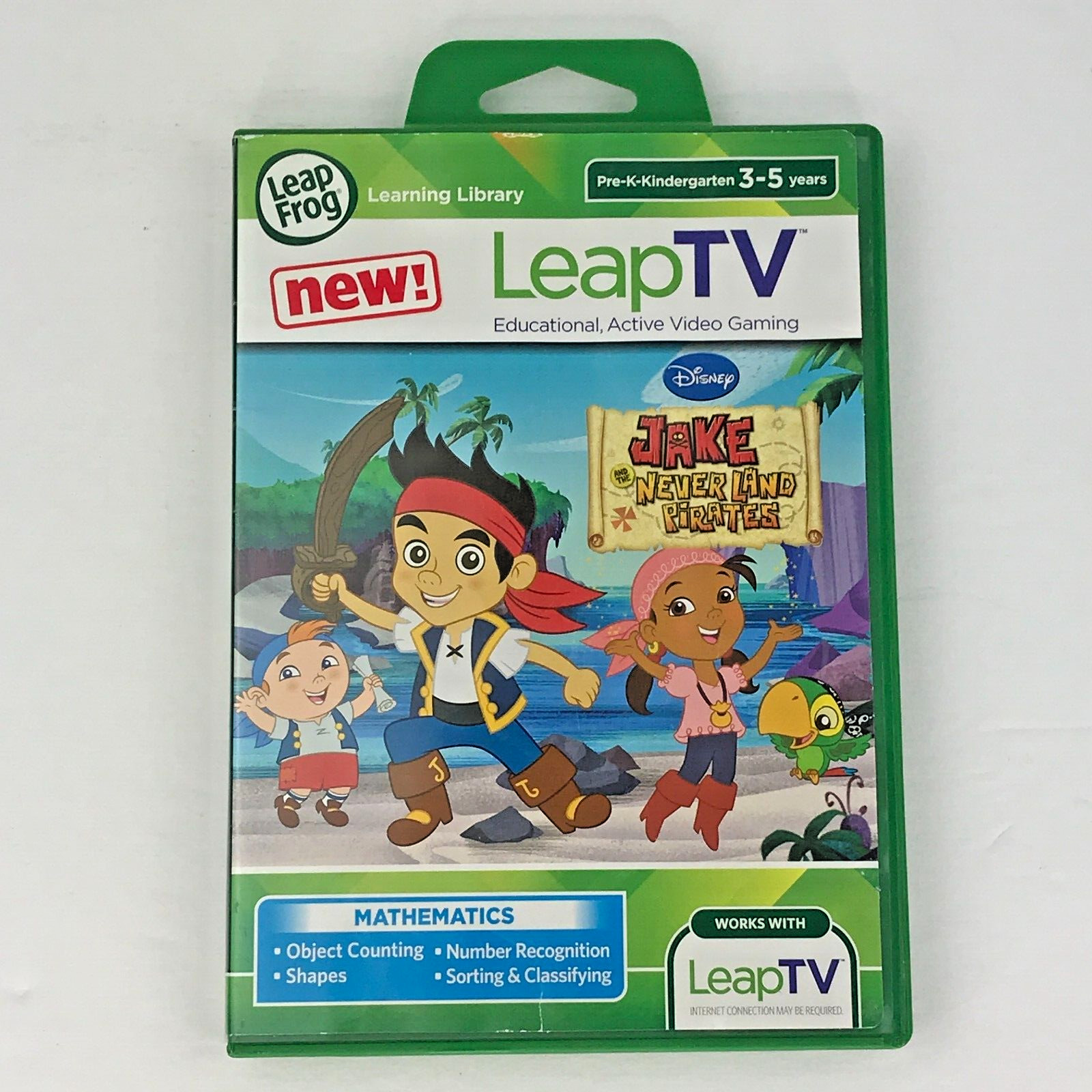 LeapFrog LeapTV Jake and the Never Land Pirates 3-5 Years Math Educational Game