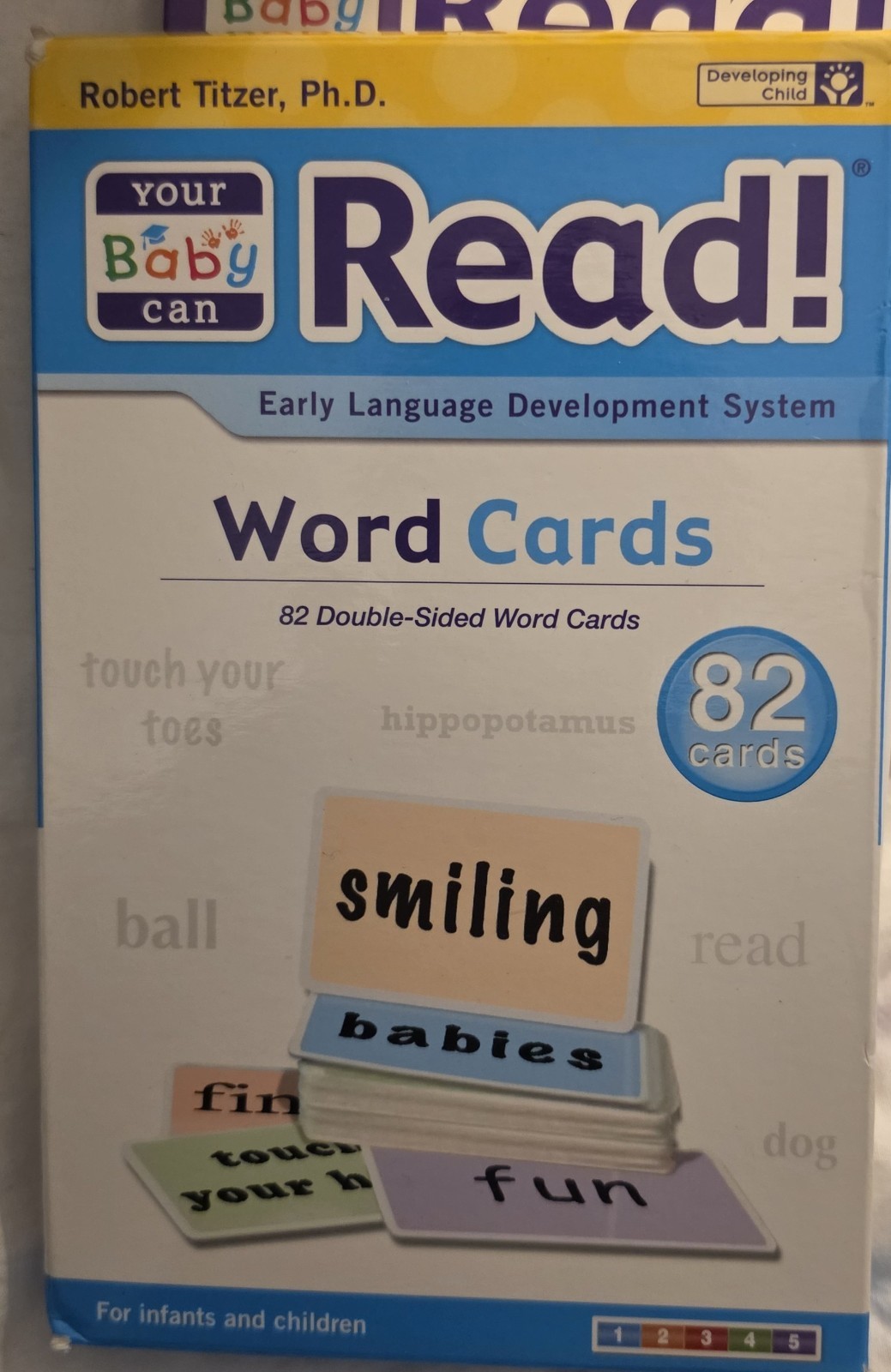 Your Baby Can Read Early Language Development Series DVDs And Word Cards