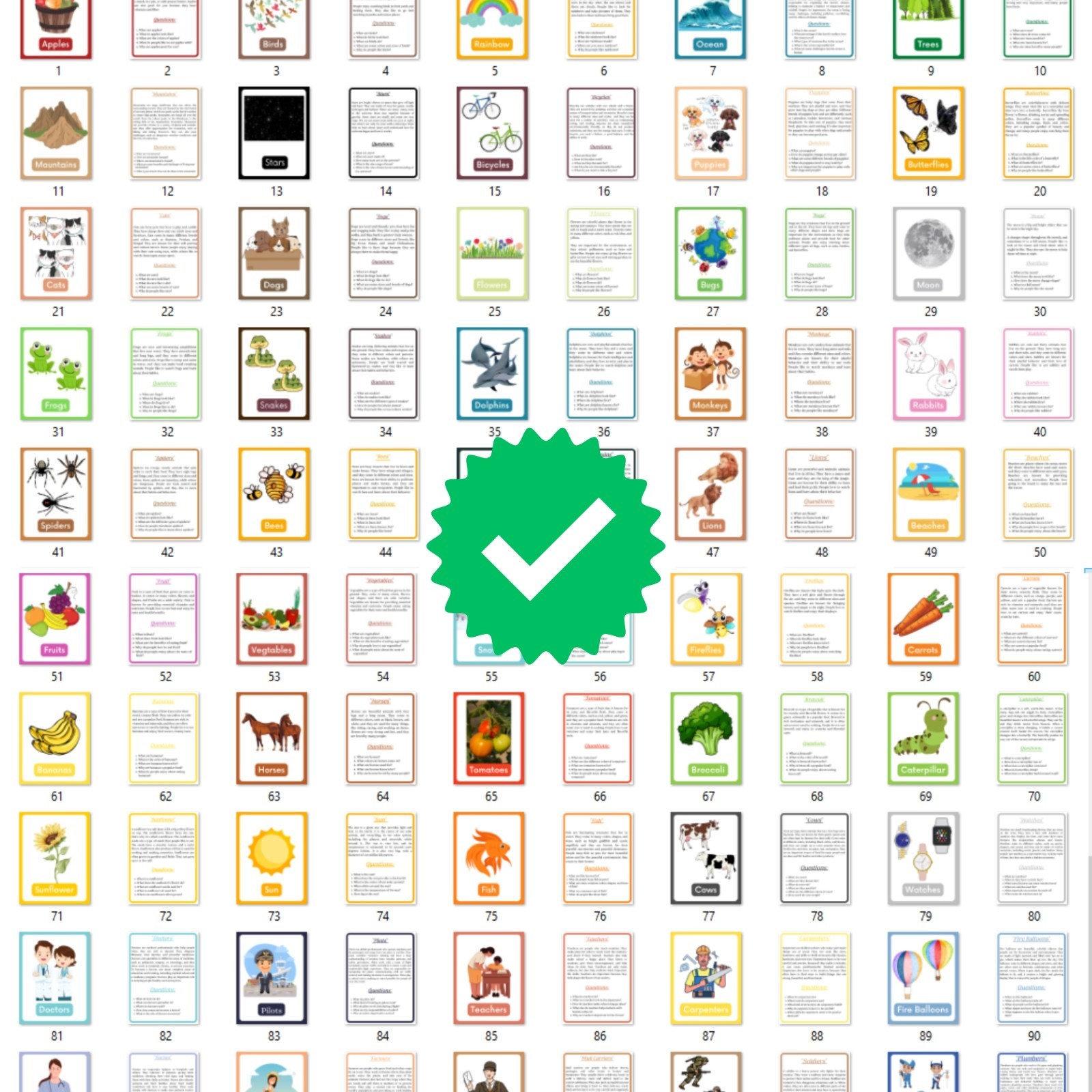 270 Reading Comprehension Worksheets For Kids | Printable | Digital Download
