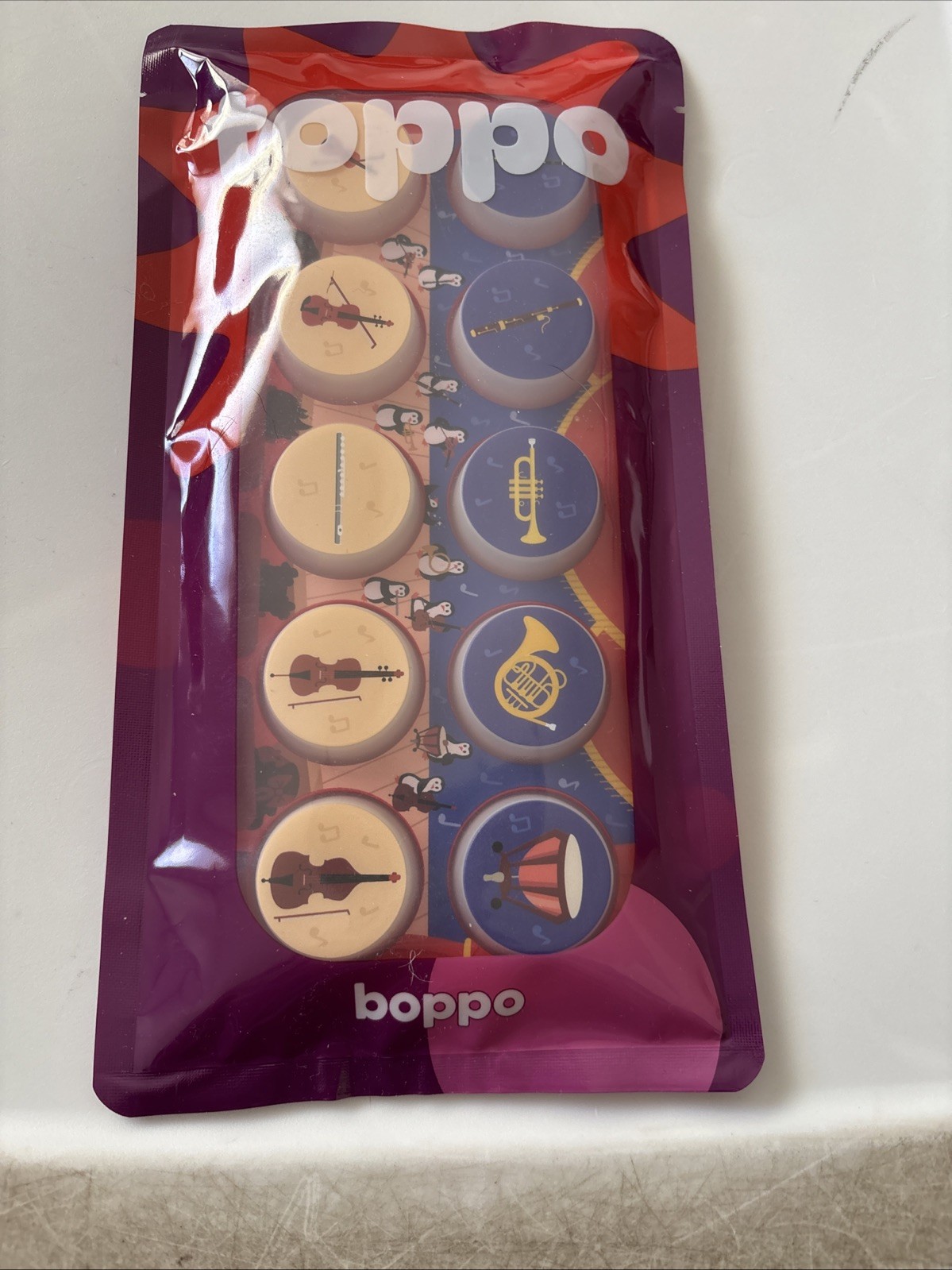 Boppo Tactile Sensory Screen Free Toy Faceplate, On the Farm & Music/3 Brand New