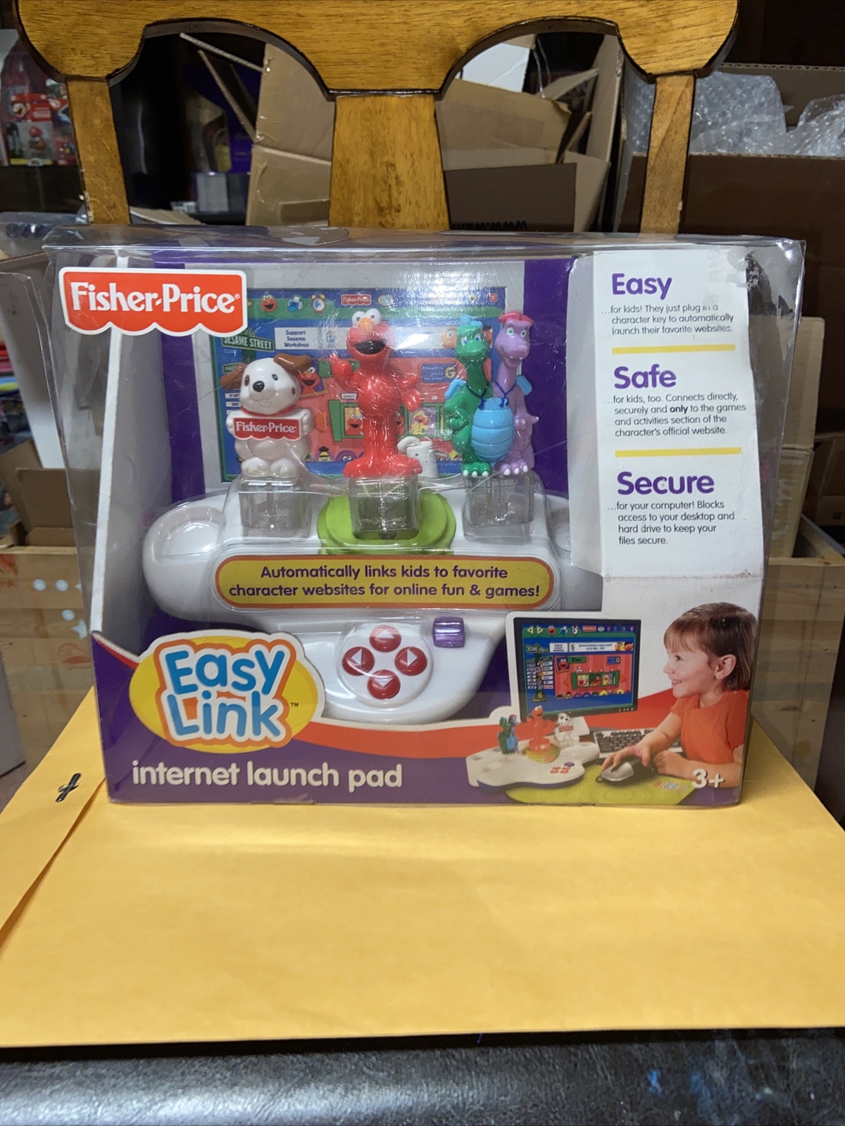 Fisher-Price Easy Link Internet Launch Pad & Elmo Dragon Tales & Dog Smart Keys