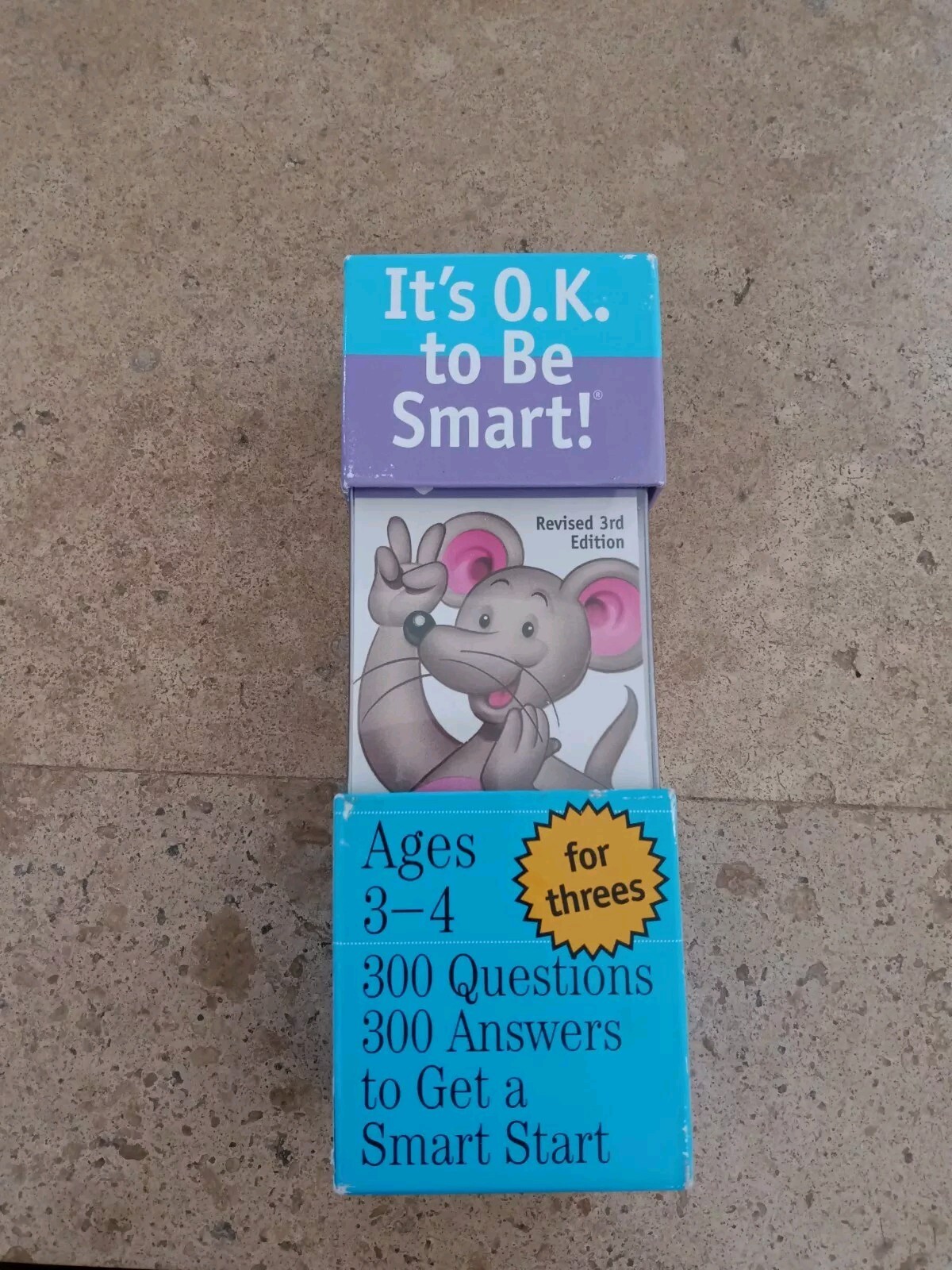 Brain Quest Revised 3rd Edition 300 Questions and Answers Ages 3-4 Pre-Owned