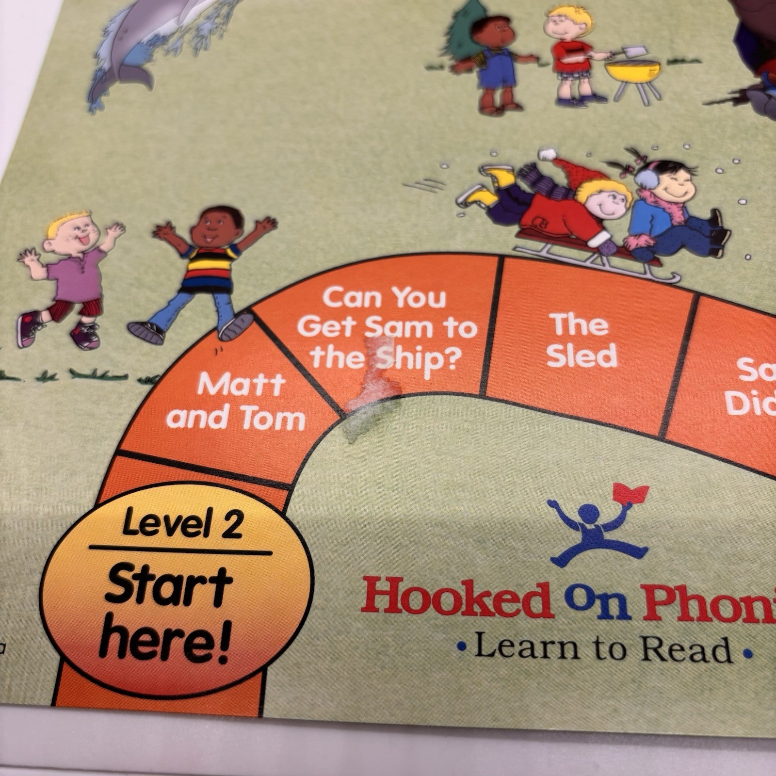 Hooked On Phonics Learn To Read 1998 Progress Tracking Maps Stickers Level 1-5