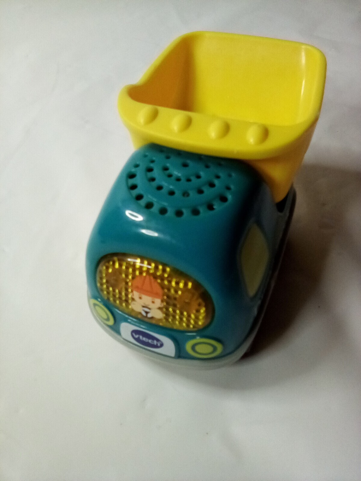 V-Tech Go Go Smart Wheels David Dump Truck Interactive Toy Sounds Lights Sings