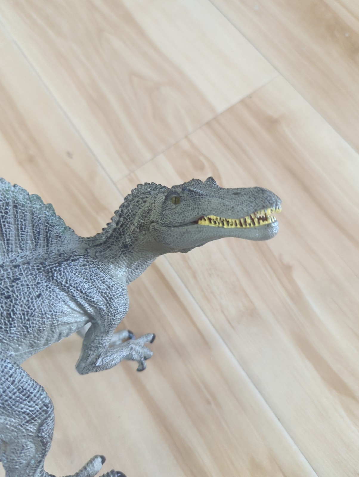 Papo Spinosaurus Figure Gray Prehistoric Dinosaur Animal Figurine 12″ Long