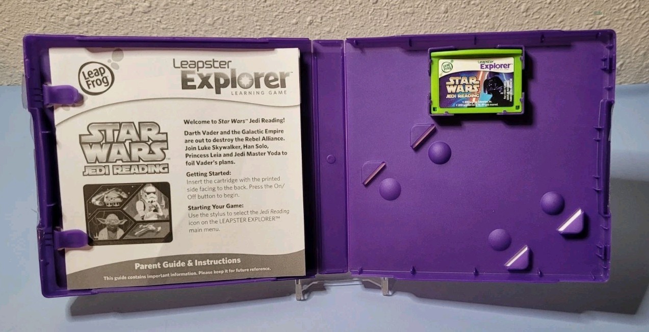 LeapFrog Leapster Explorer Learning Game Star Wars Jedi Reading K-2nd Grade 5-8