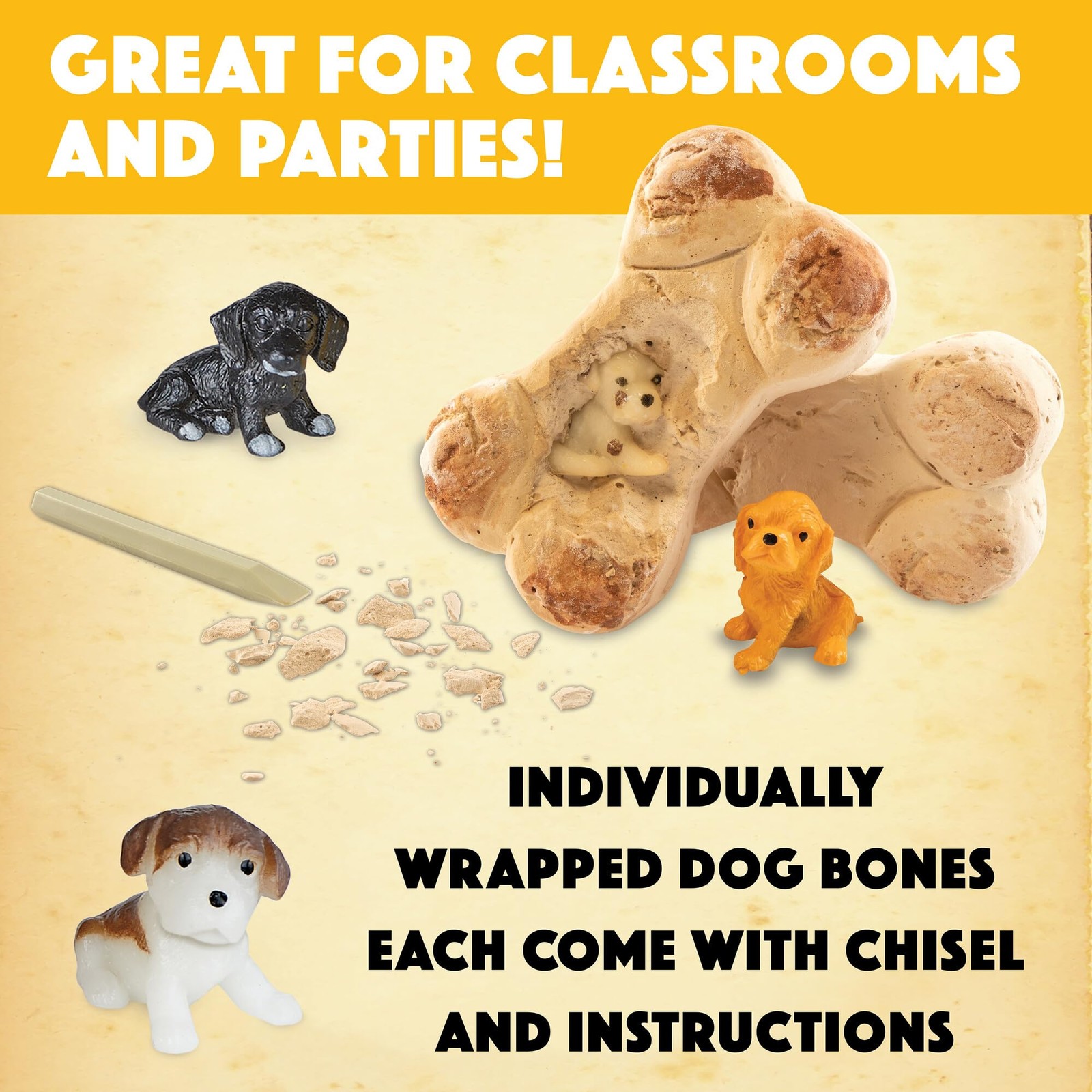 Dig it Up! Puppies Excavation Kit – Educational Toys for 4 and Up – Dig Kit w…