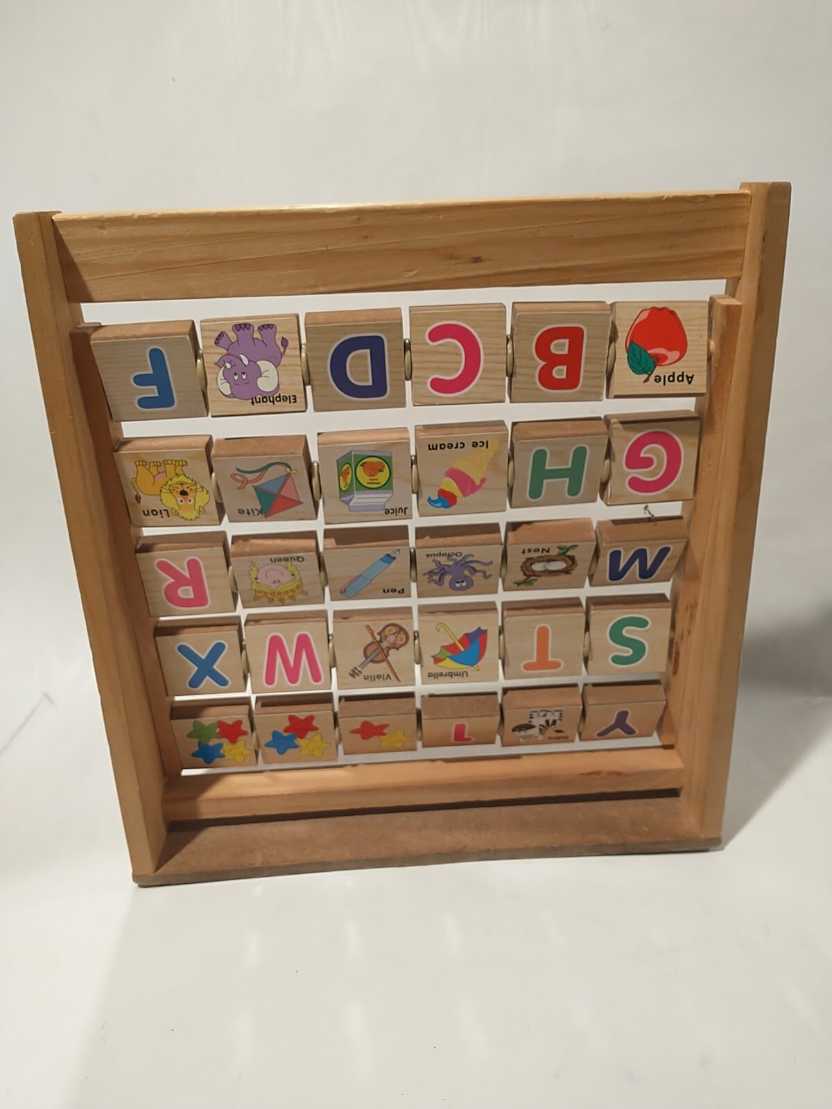 First Learning Flip Flop Alphabet Blocks Educational 3 Years+ 11″X10″