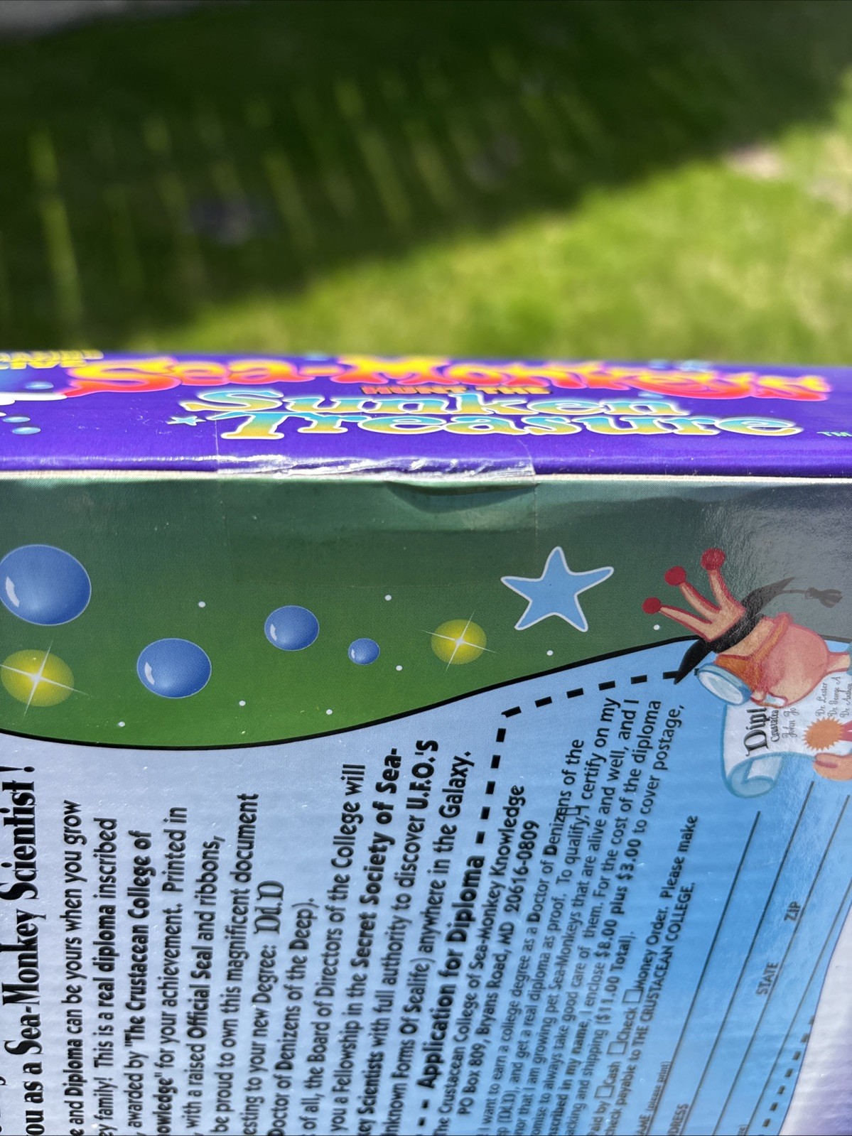Amazing Live Sea-Monkeys SUNKEN TREASURE Tank Aquarium NEW RARE VTG 1998