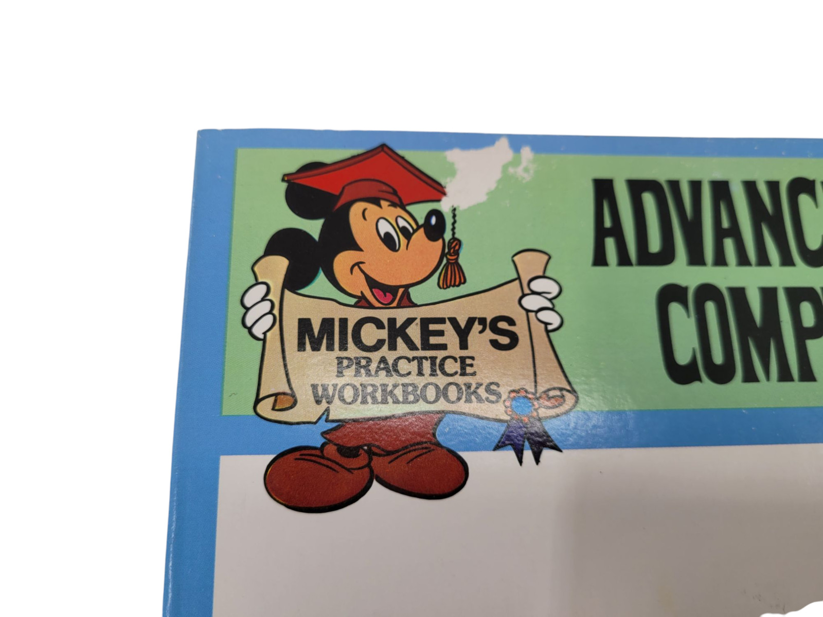 VTG 1979 Mickey Mouse’s Advanced Reading Comprehension Workbook Grades 2-5 NOS