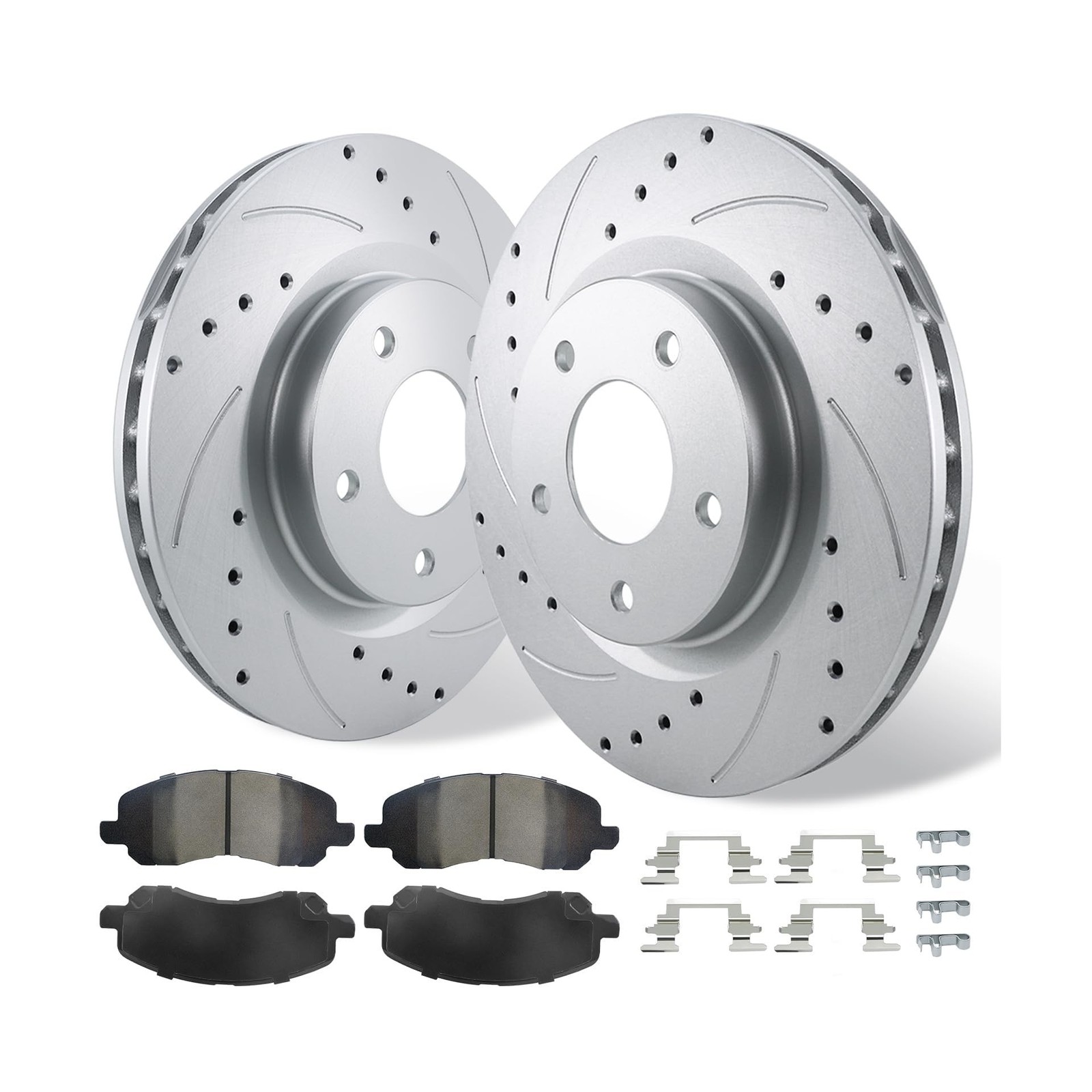 Front Brake Kit 11.57″ Fit for 2007-2017 Jeep Patriot Compass,2008-2014 Dodge…
