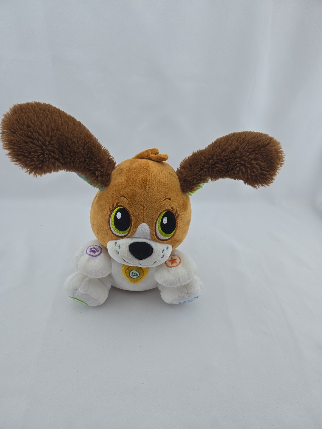 Leap Frog Speak&Learn Puppy W/Interactive Talk Back&Motion Feature WORKS (D-480)