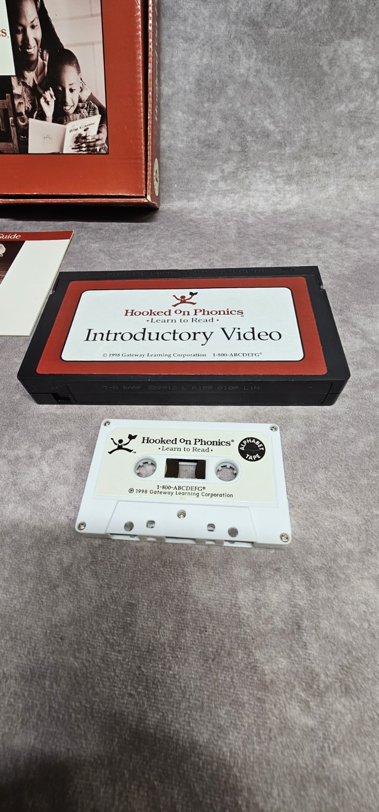 Hooked on Phonics Learn to Read Parent’s Toolbox 1998 Edition Box Set Incomplete