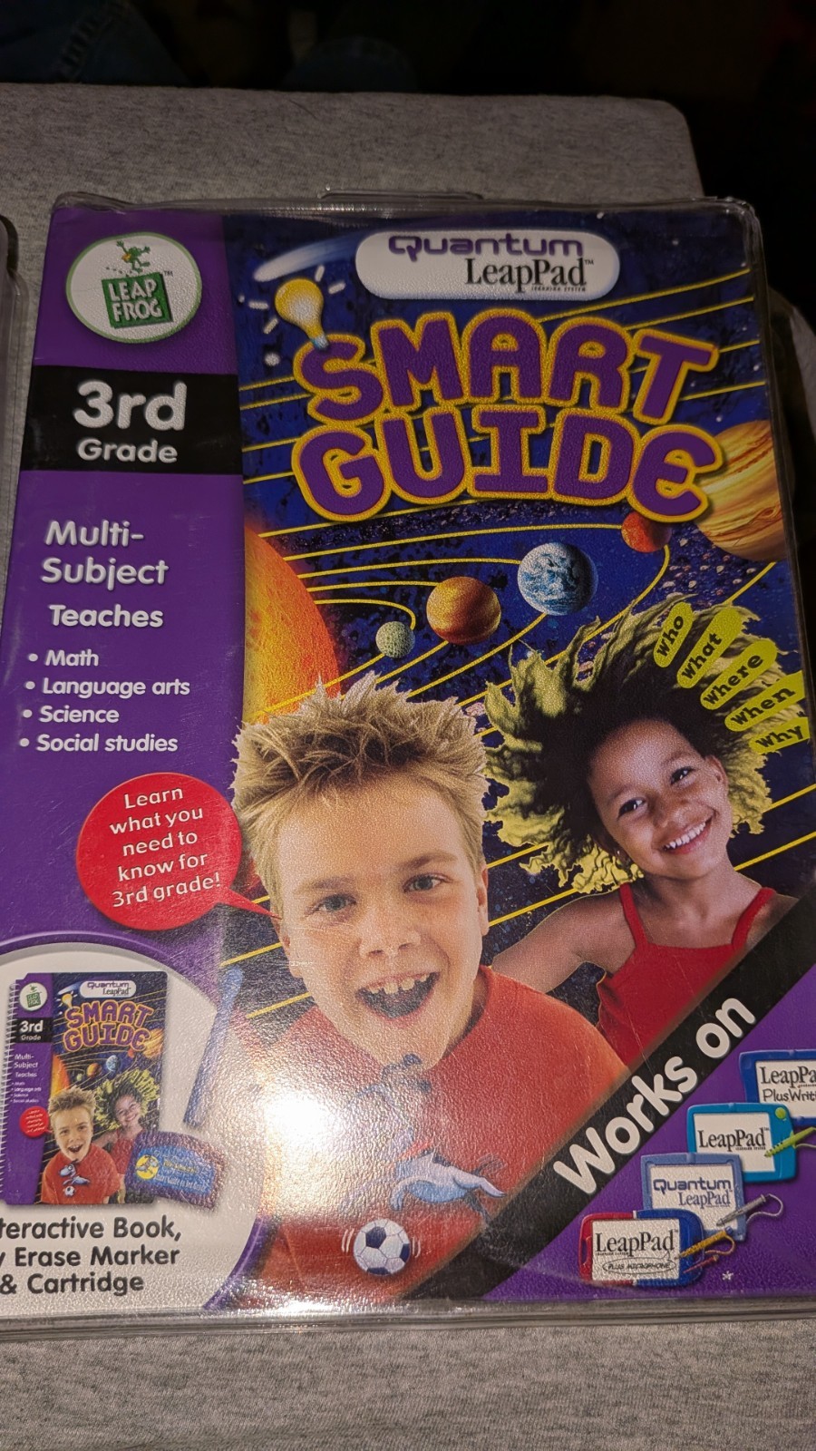 LeapPad 2 Game Lot Complete. Includes Shrek 2 And Smart Guide