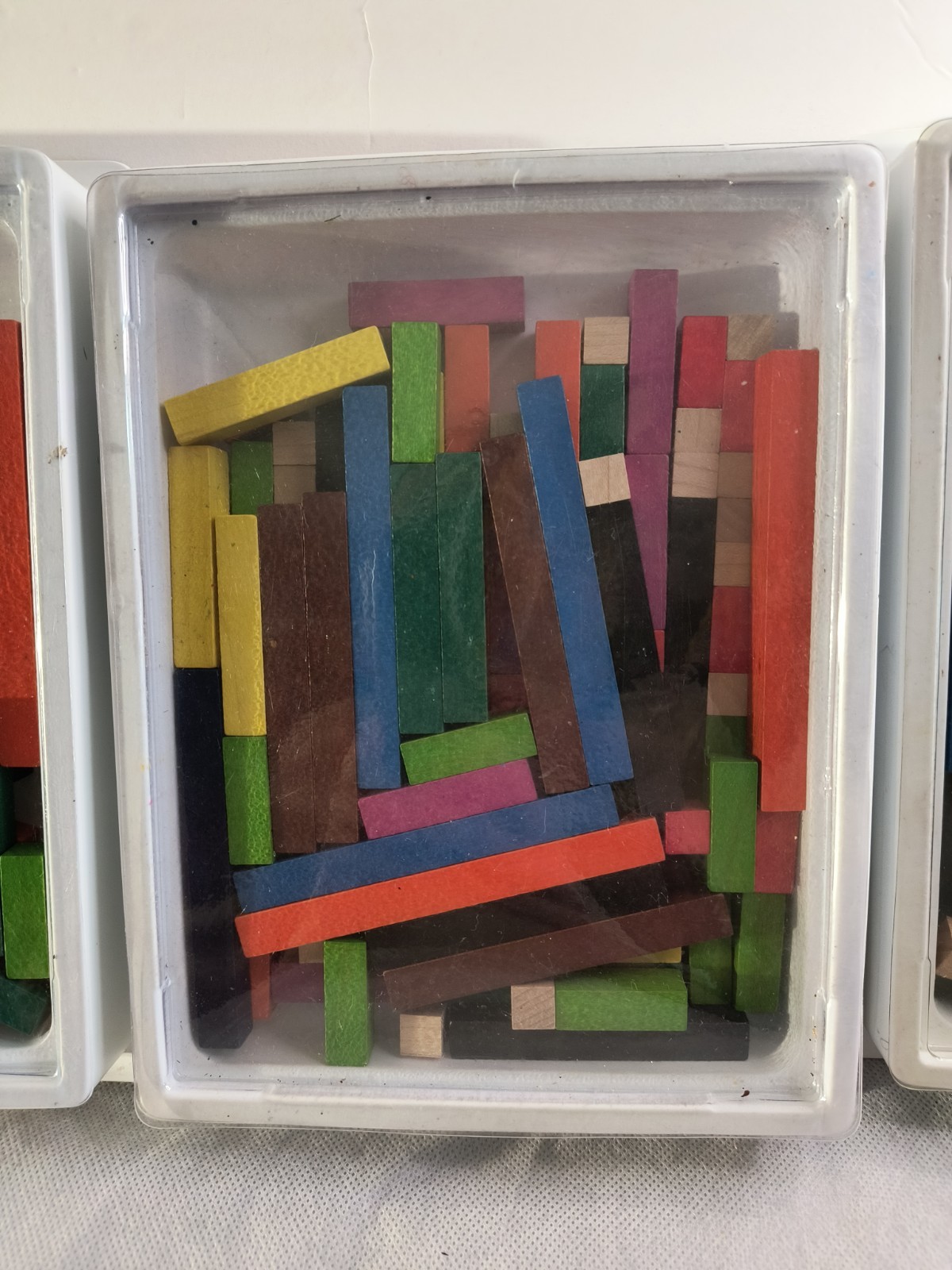 3 SETS OF MUTI-COLOR PLASTIC CUISENAIRE RODS