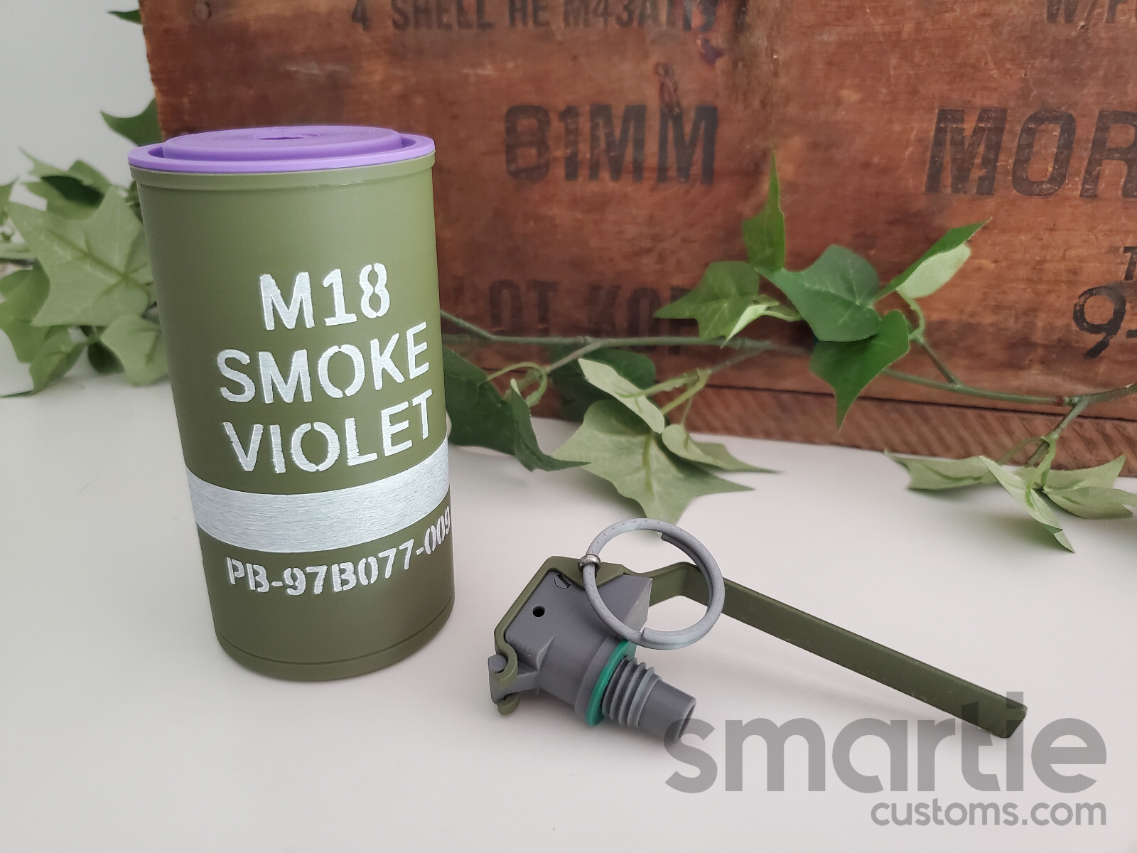 DUMMY M18 Colored Smoke Hand Grenade – Accurate Size Plastic Replica