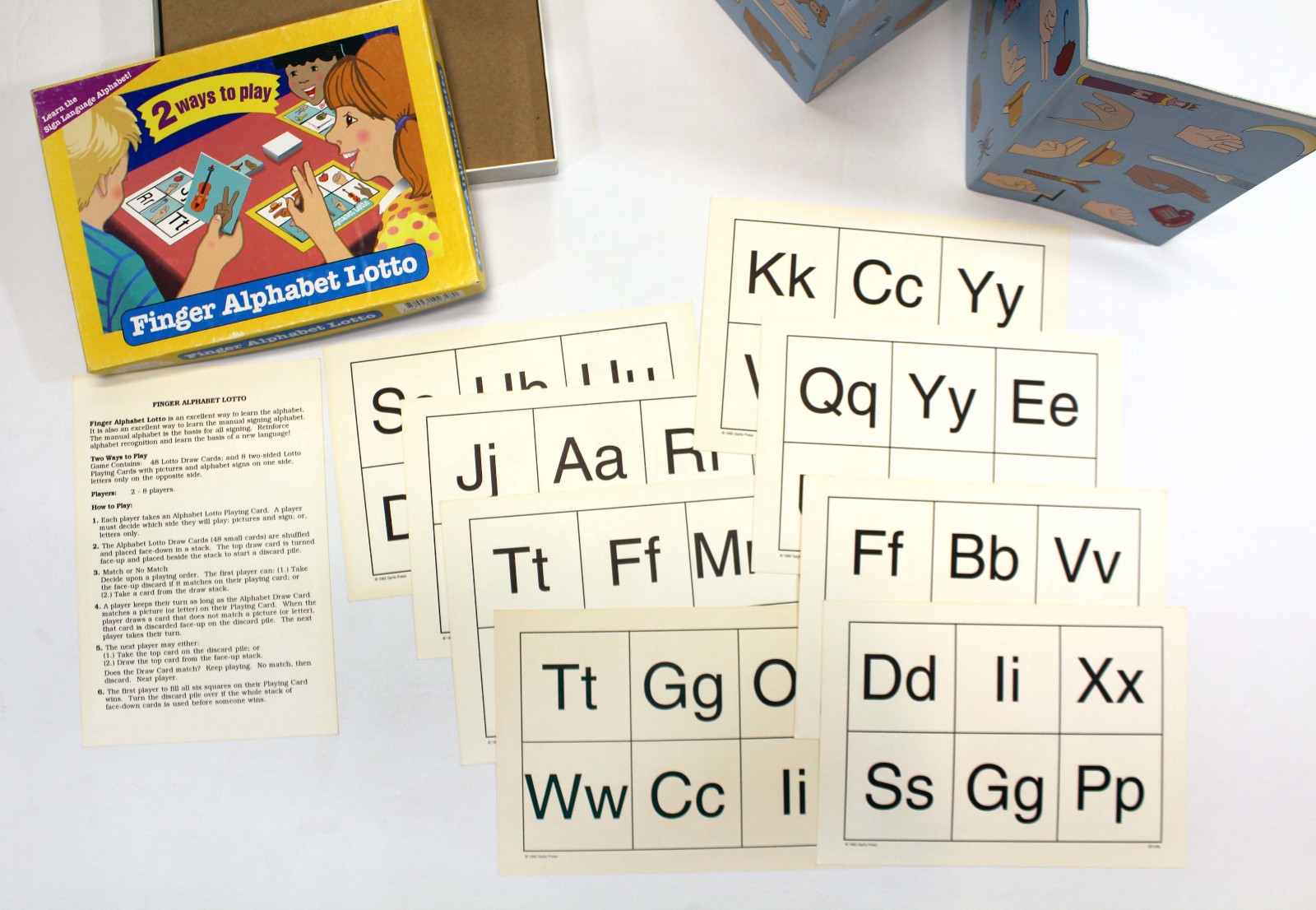 Sign Language Alphabet Game Finger Alphabet Lotto Learn Sign Language Complete